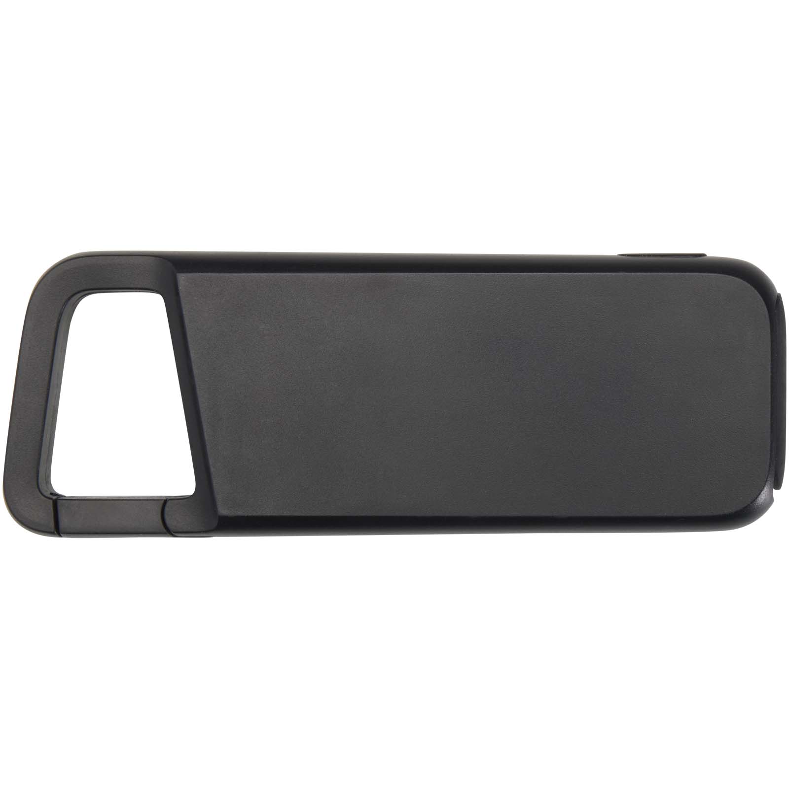 Batteries externes publicitaires - Batterie externe Alkes de 5 000 mAh et 12 W en plastique recyclé résistante à l’eau avec mousqueton - 2