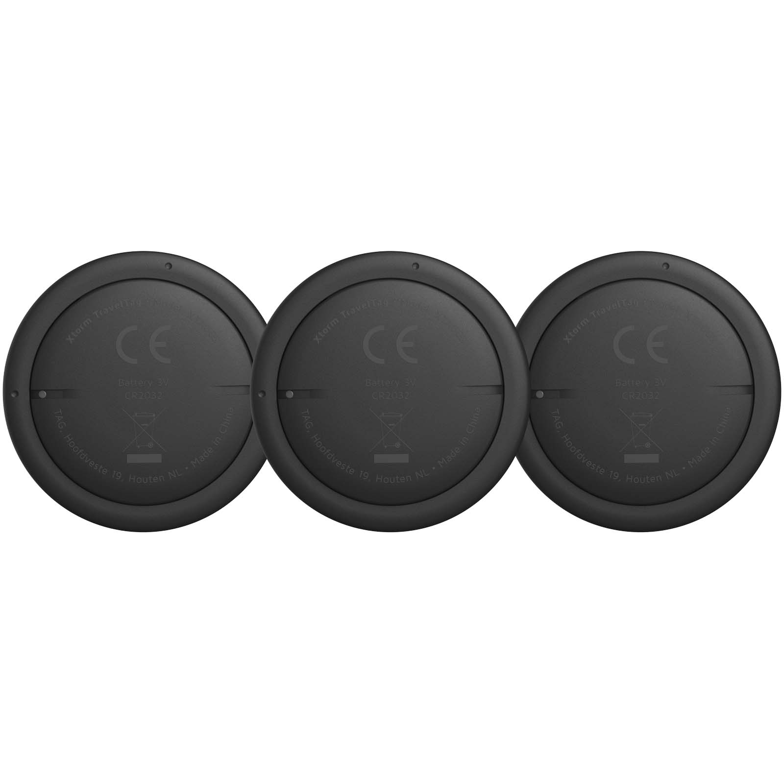 Gadgets publicitaires - Ensemble de 3 balises de voyage résistantes à l’eau Xtorm XTAG2GA - 2