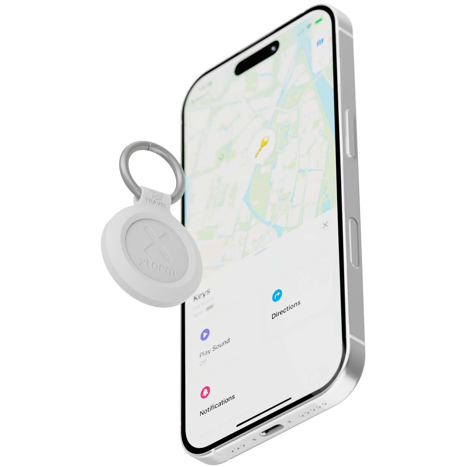 Gadgets publicitaires - Balise de voyage résistante à l’eau Xtorm XTAG2A0 - 5