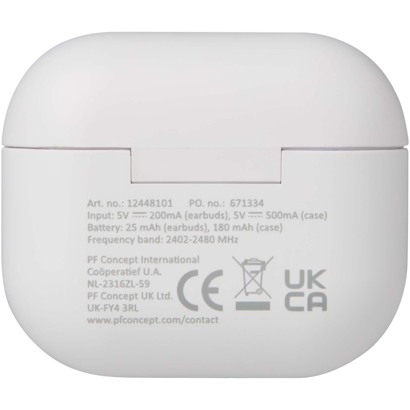 Écouteurs publicitaires - Oreillette Bluetooth® True Wireless Altais sans fil en plastique recyclé - 3