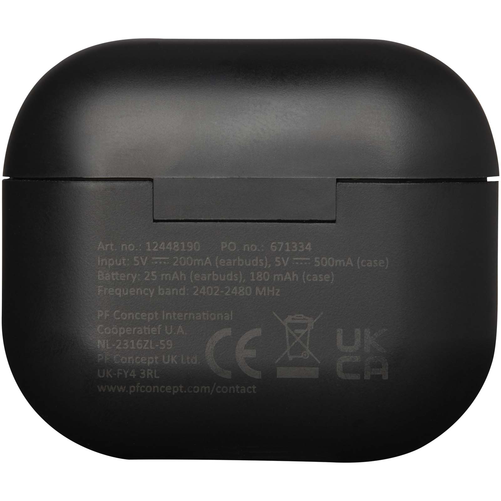 Advertising Earbuds - Altais recycled plastic True Wireless Bluetooth earbuds - 3