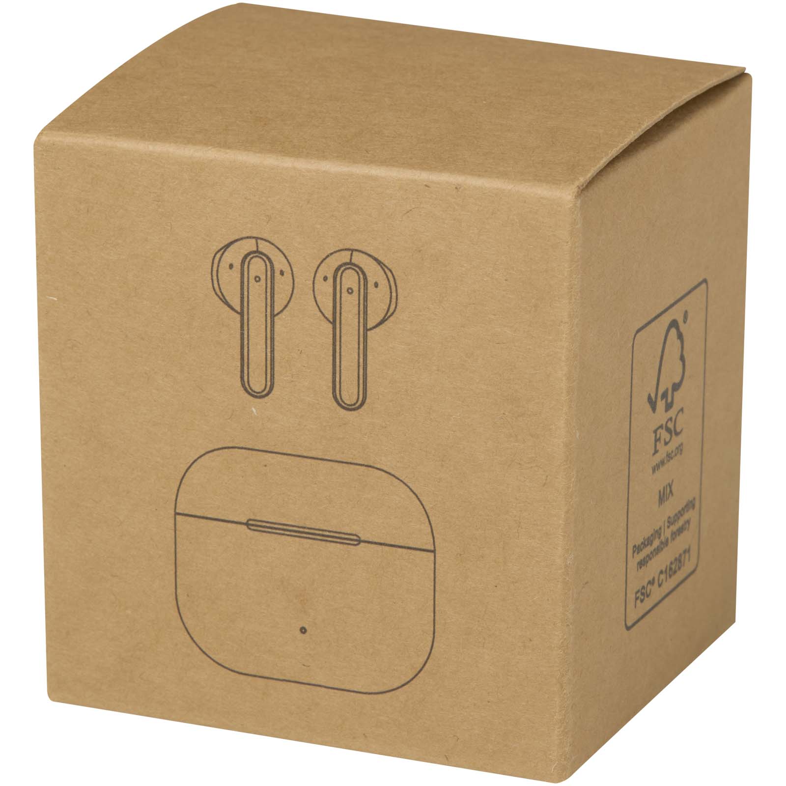 Advertising Earbuds - Altais recycled plastic True Wireless Bluetooth earbuds - 1