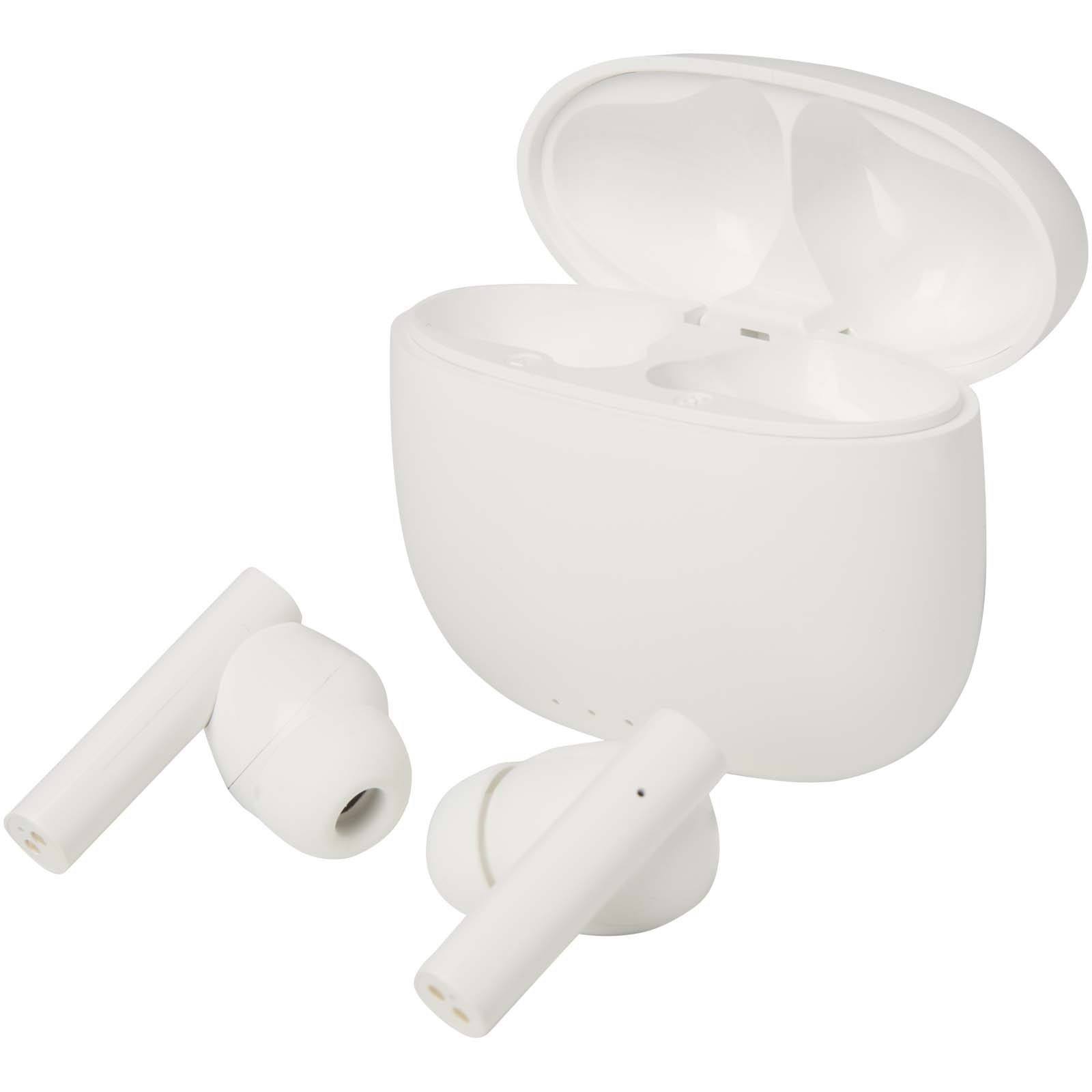 Écouteurs publicitaires - Oreillette Bluetooth® True Wireless Alterf en plastique recyclé avec embouts en silicone - 4