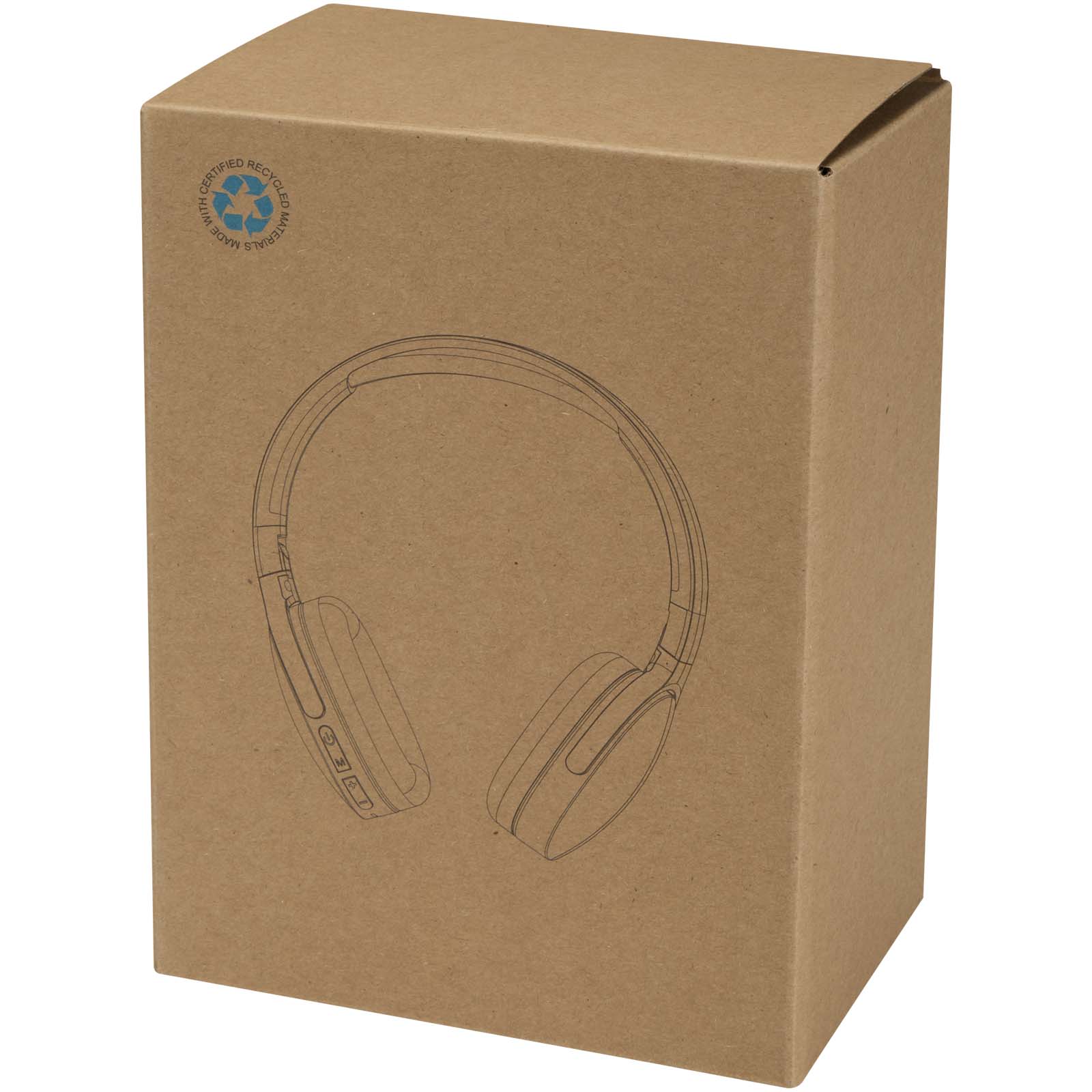 Casques publicitaires - Oreillette sans fil Bluetooth® Ancha en plastique recyclé - 1