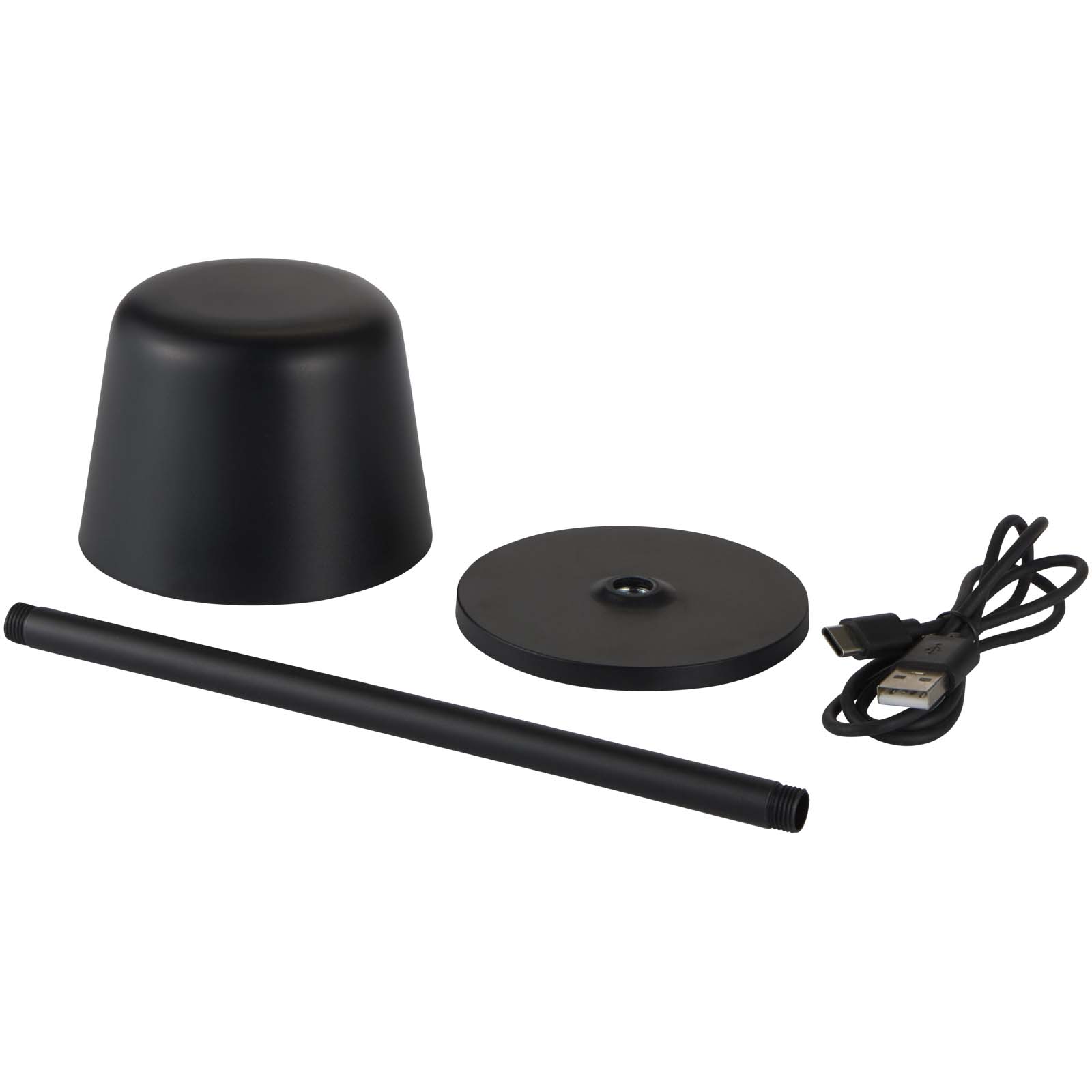 Accessoires pour la maison publicitaires - Lampe de table rechargeable et d’intensité réglable Alya avec 3 modes d’éclairage - 4