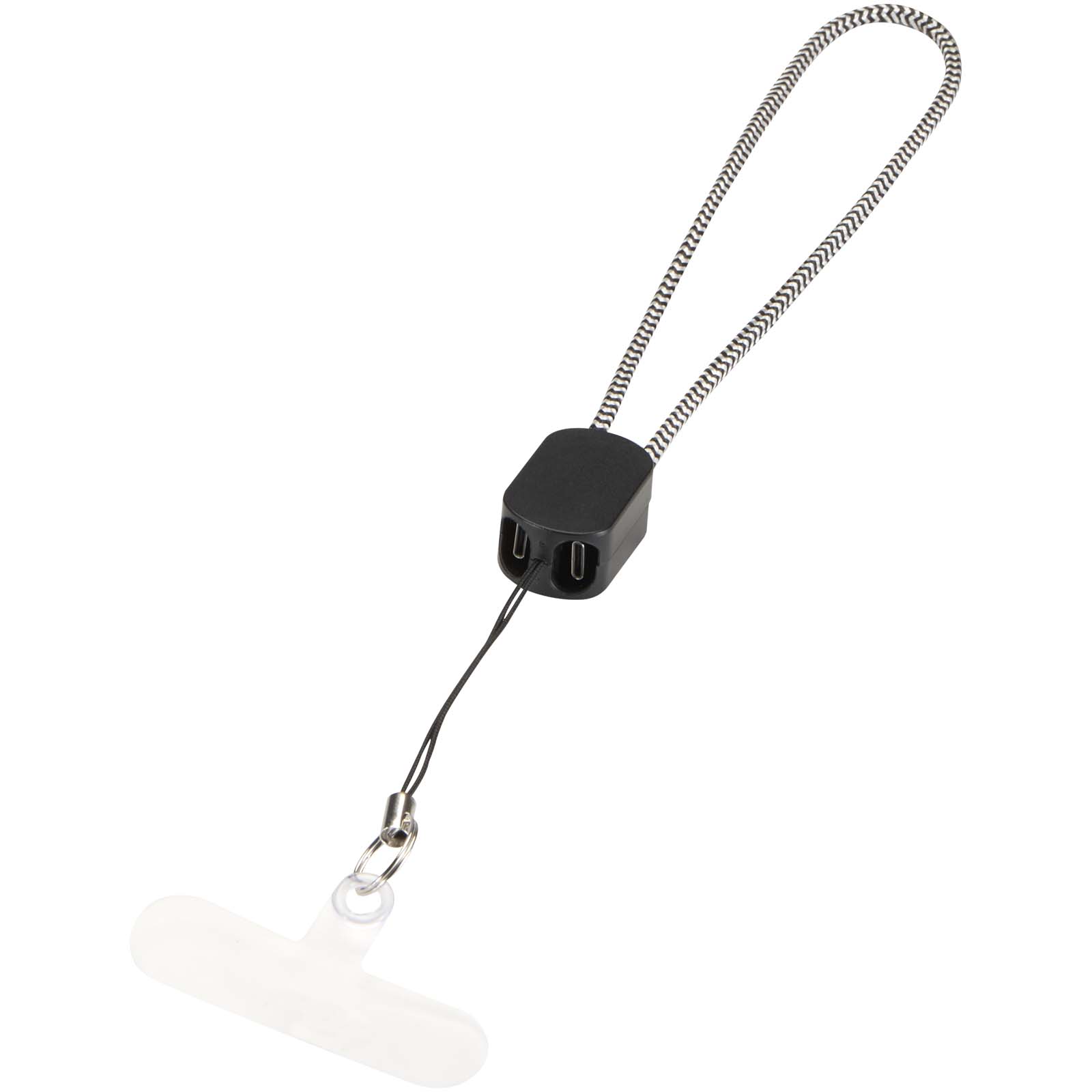 Advertising Cables - Arich RCS recycled wrist lanyard with built-in 20W Type-C charging cable - 3