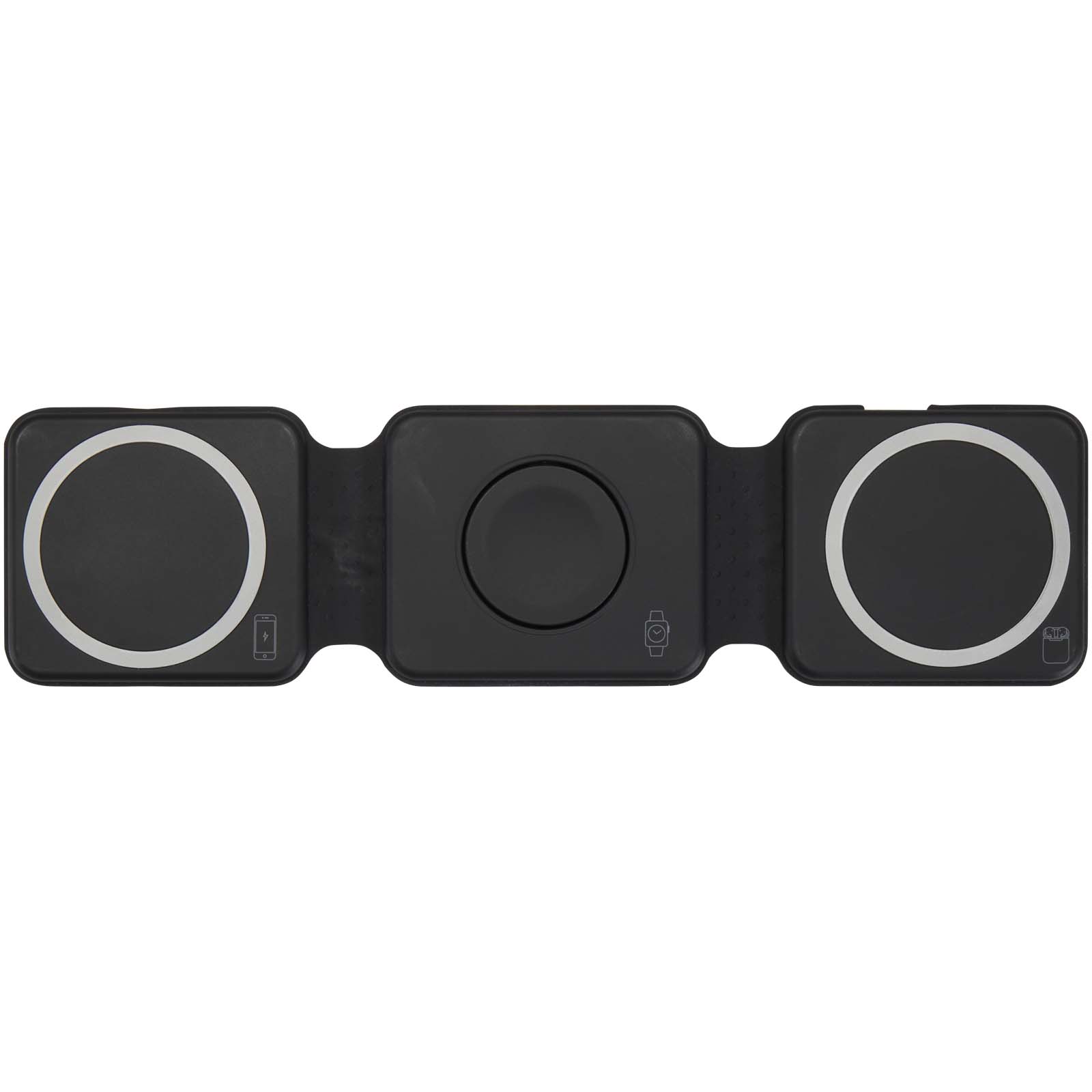 Advertising Wireless Charging - Armus 3-in-1 15W recycled plastic foldable wireless charger - 2