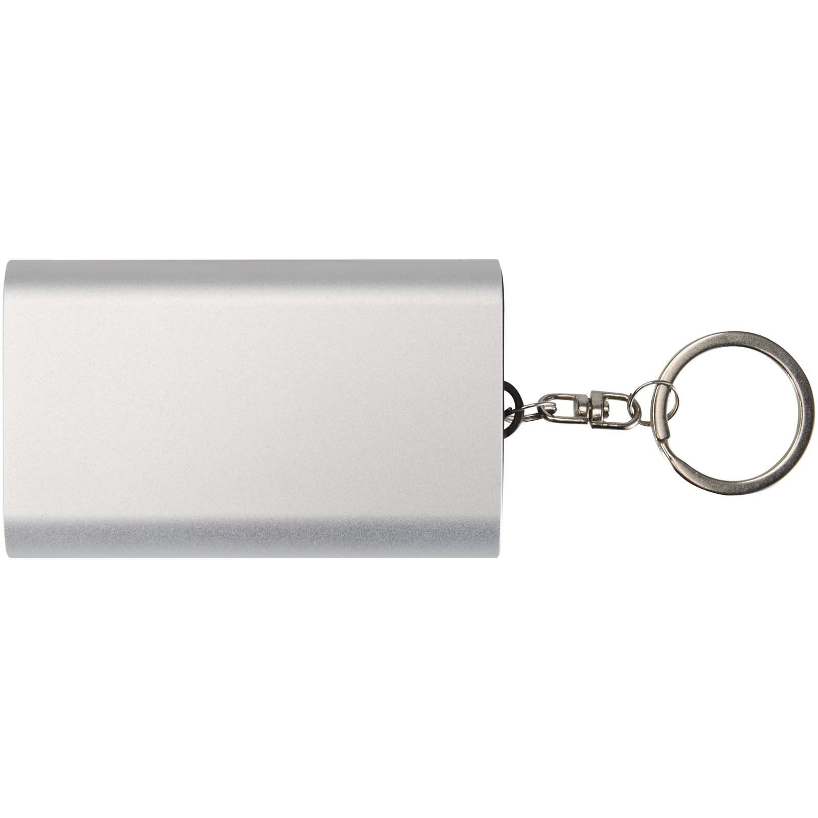 Advertising Powerbanks - Arcturus 2000 mAh recycled aluminium power bank with keychain - 2