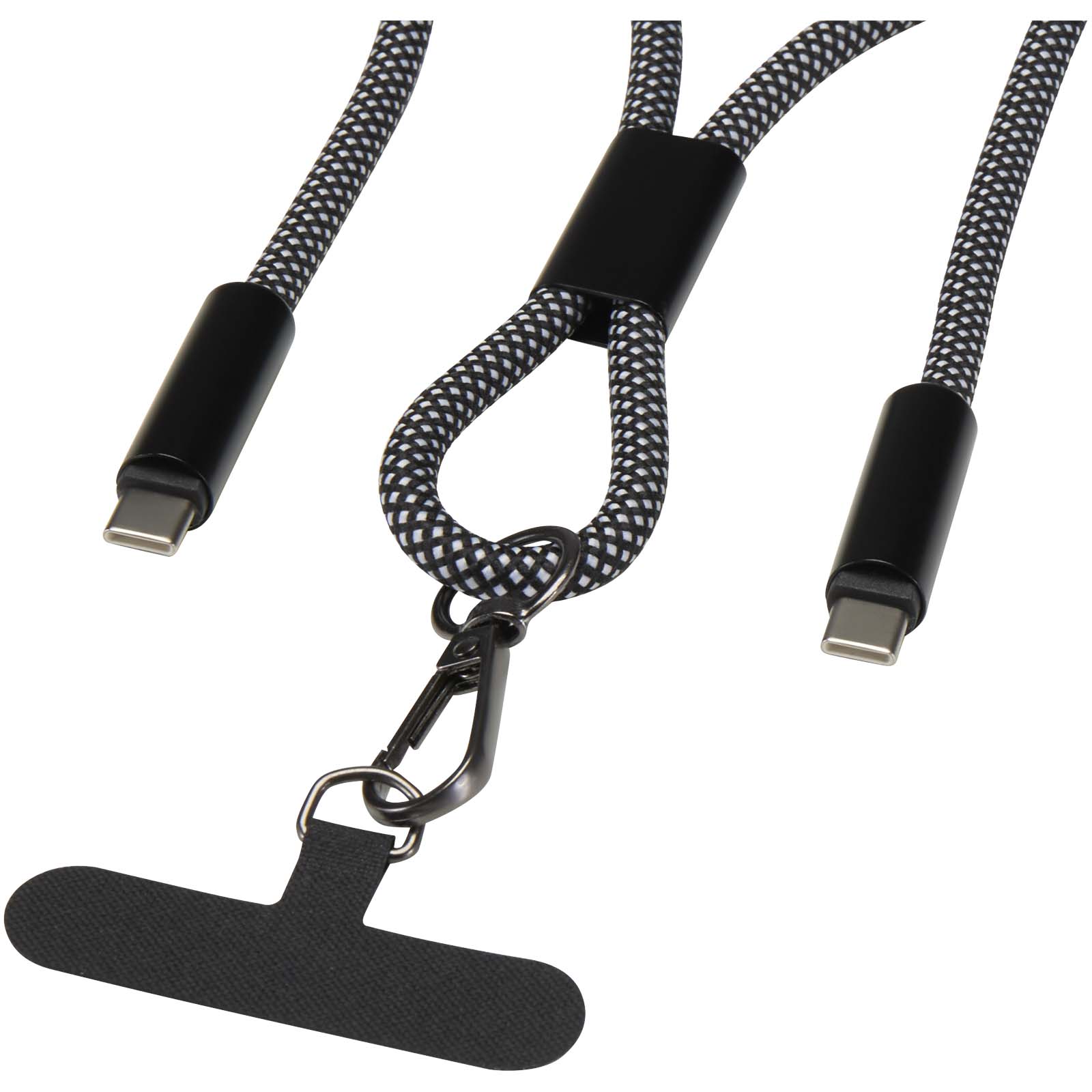 Advertising Cables - SMART 65W RPET charging cable with lanyard - 4