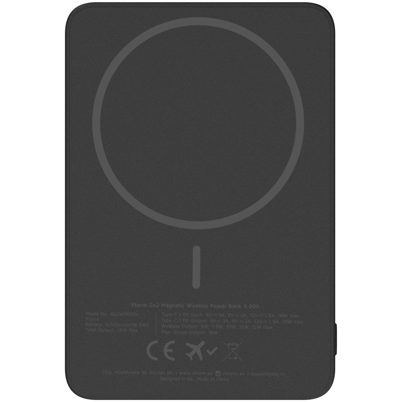 Advertising Powerbanks - Xtorm Go2 15W 5000 mAh wireless power bank - 2