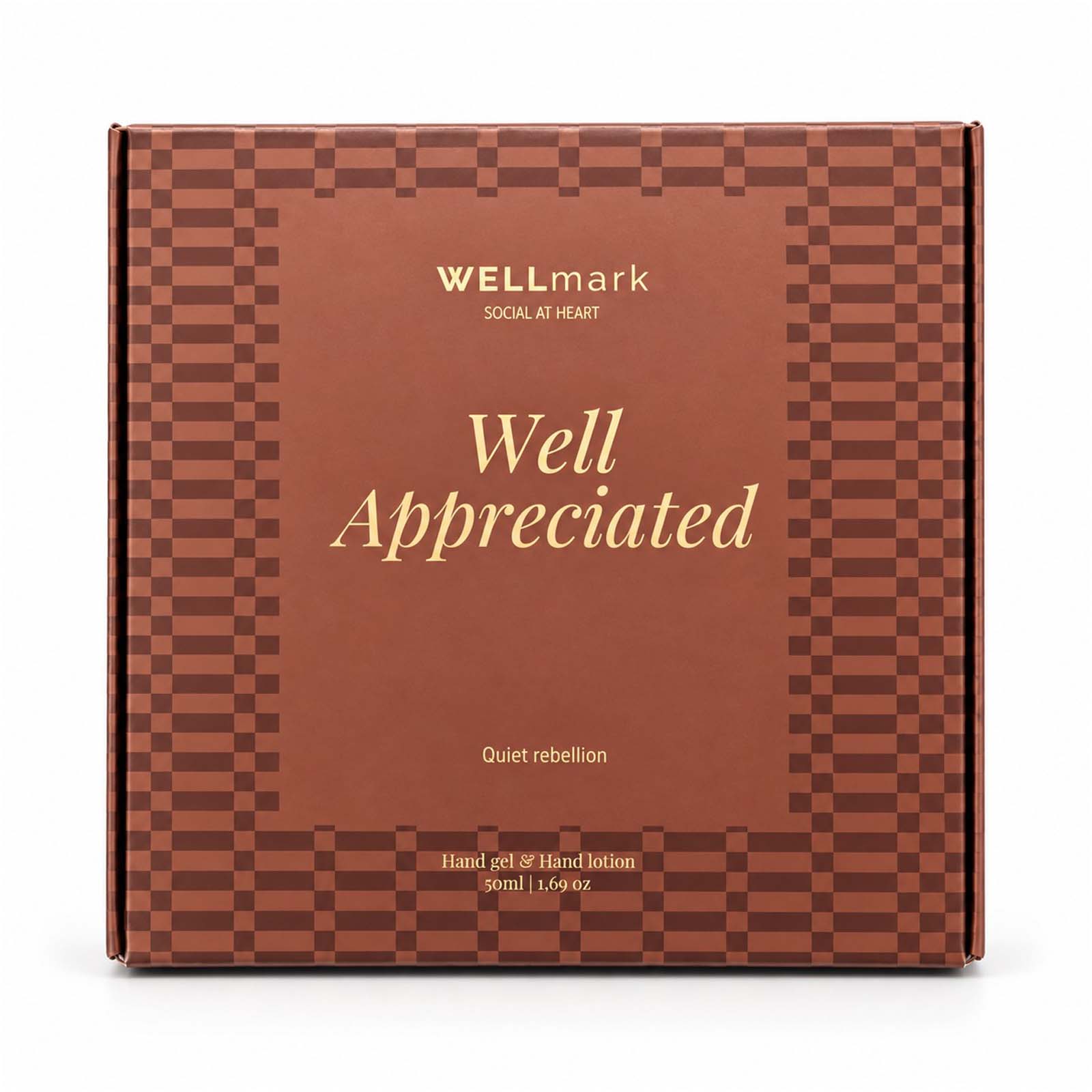 Hygiène personnelle publicitaires - Coffret cadeau Wellmark Quite Rebellion comprenant un savon pour les mains de 70 ml et une lotion pour les mains de 70 ml - 1