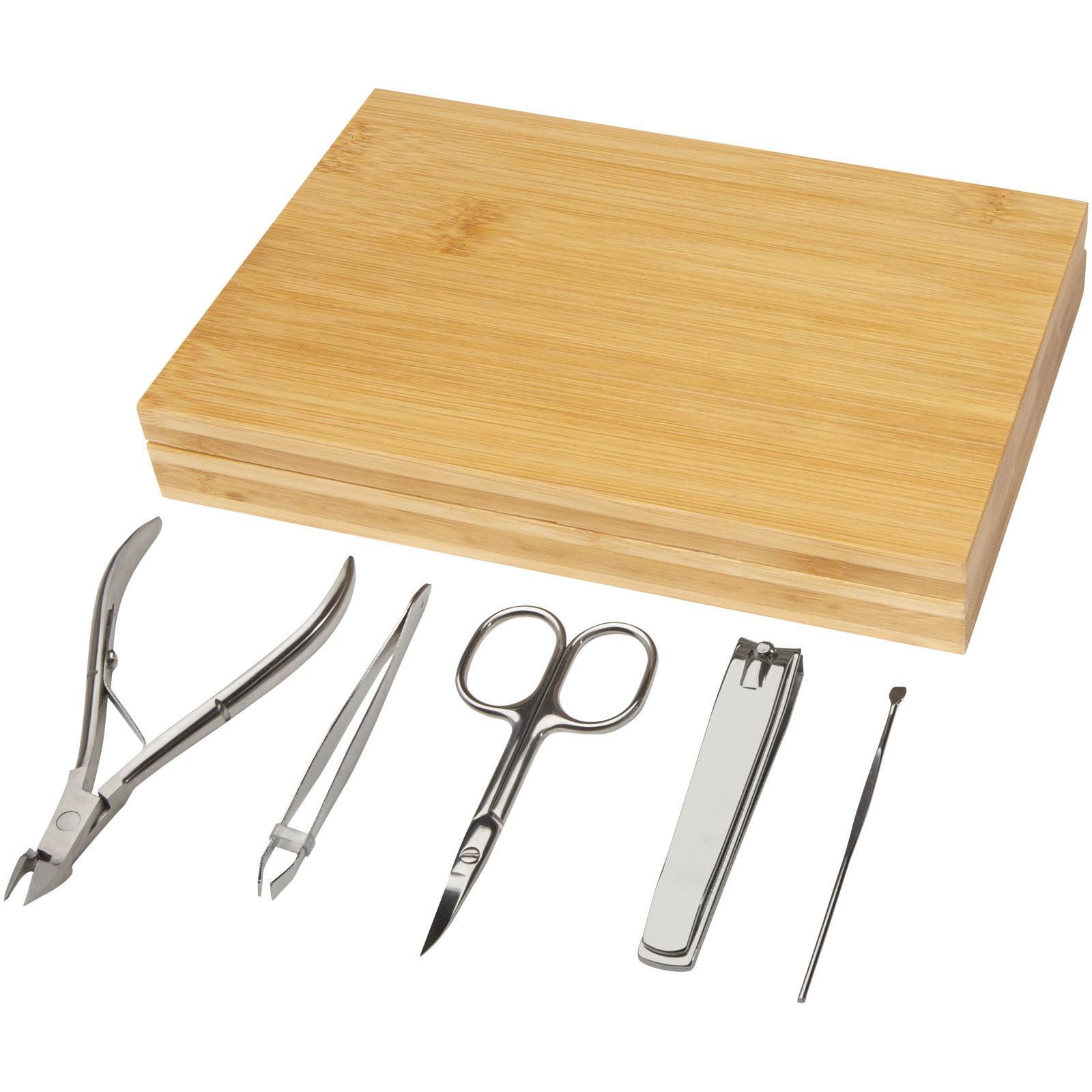 Advertising Wellness & Manicure Sets - Ladia 5-piece bamboo manicure set - 0