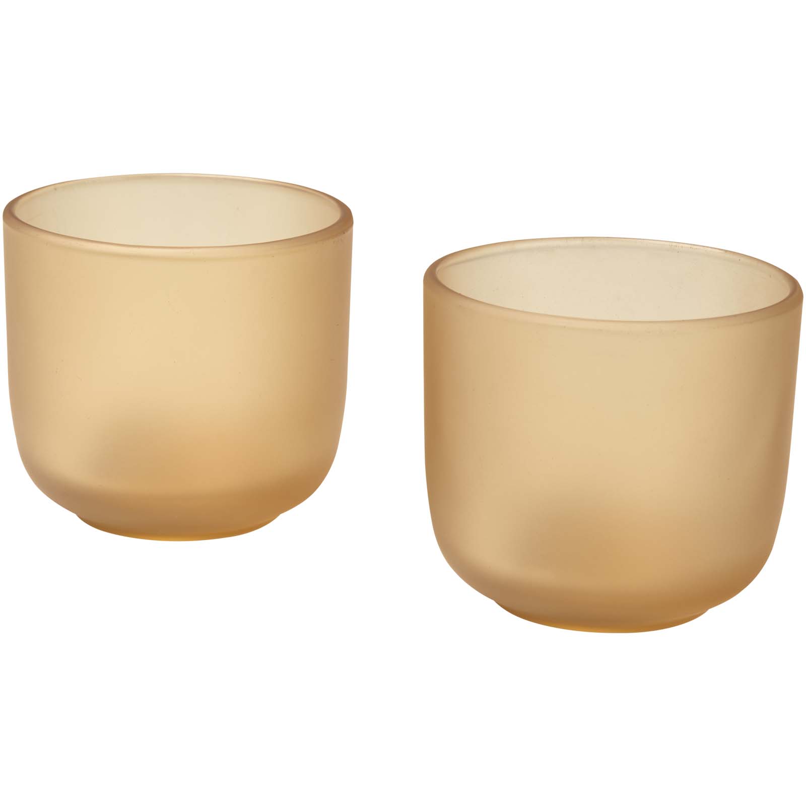 Mugs standard publicitaires - Gobelets en verre Male de 200 ml - lot de 2