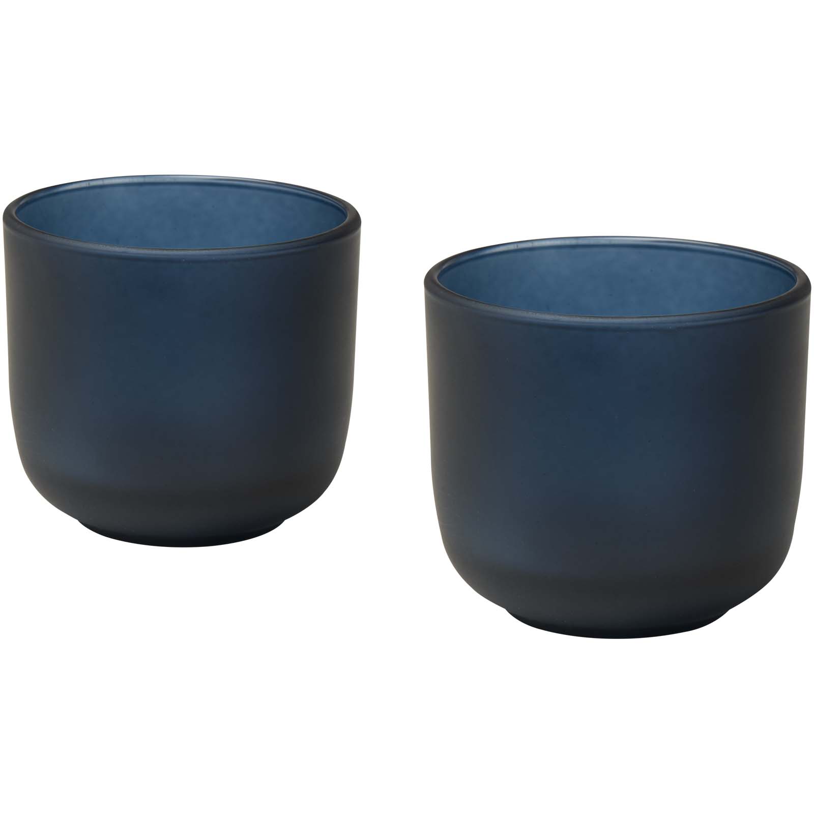 Mugs standard publicitaires - Gobelets en verre Male de 200 ml - lot de 2