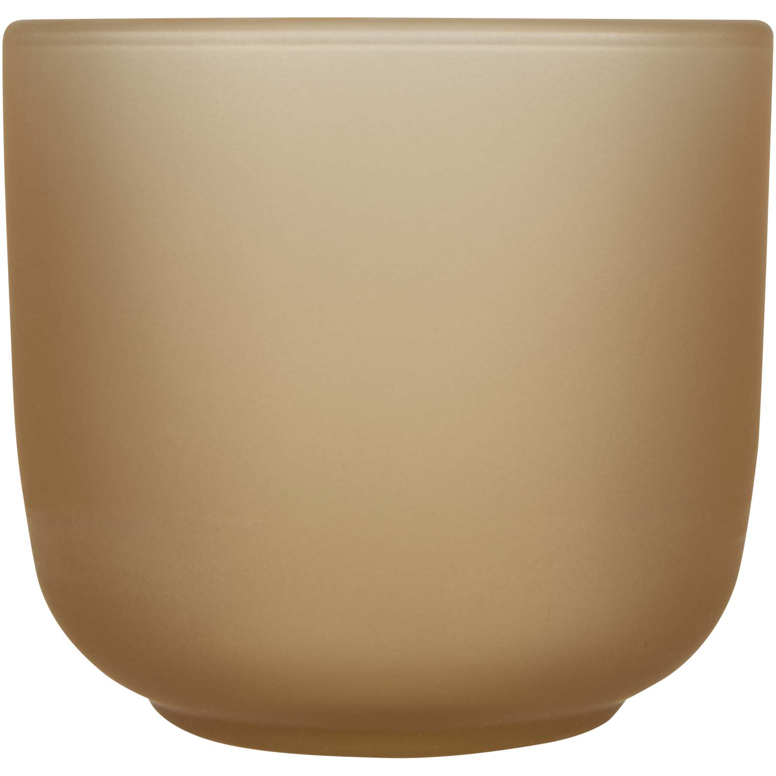 Verres et carafes publicitaires - Plateau de service en bois et tasses en verre Male - 2