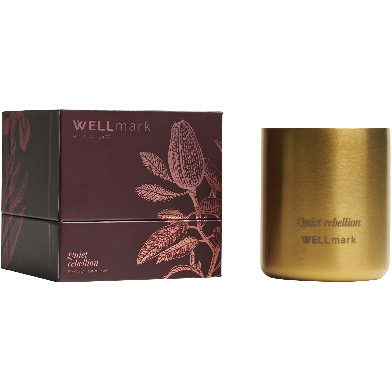 Accessoires pour la maison publicitaires - Bougie parfumée Wellmark - 3