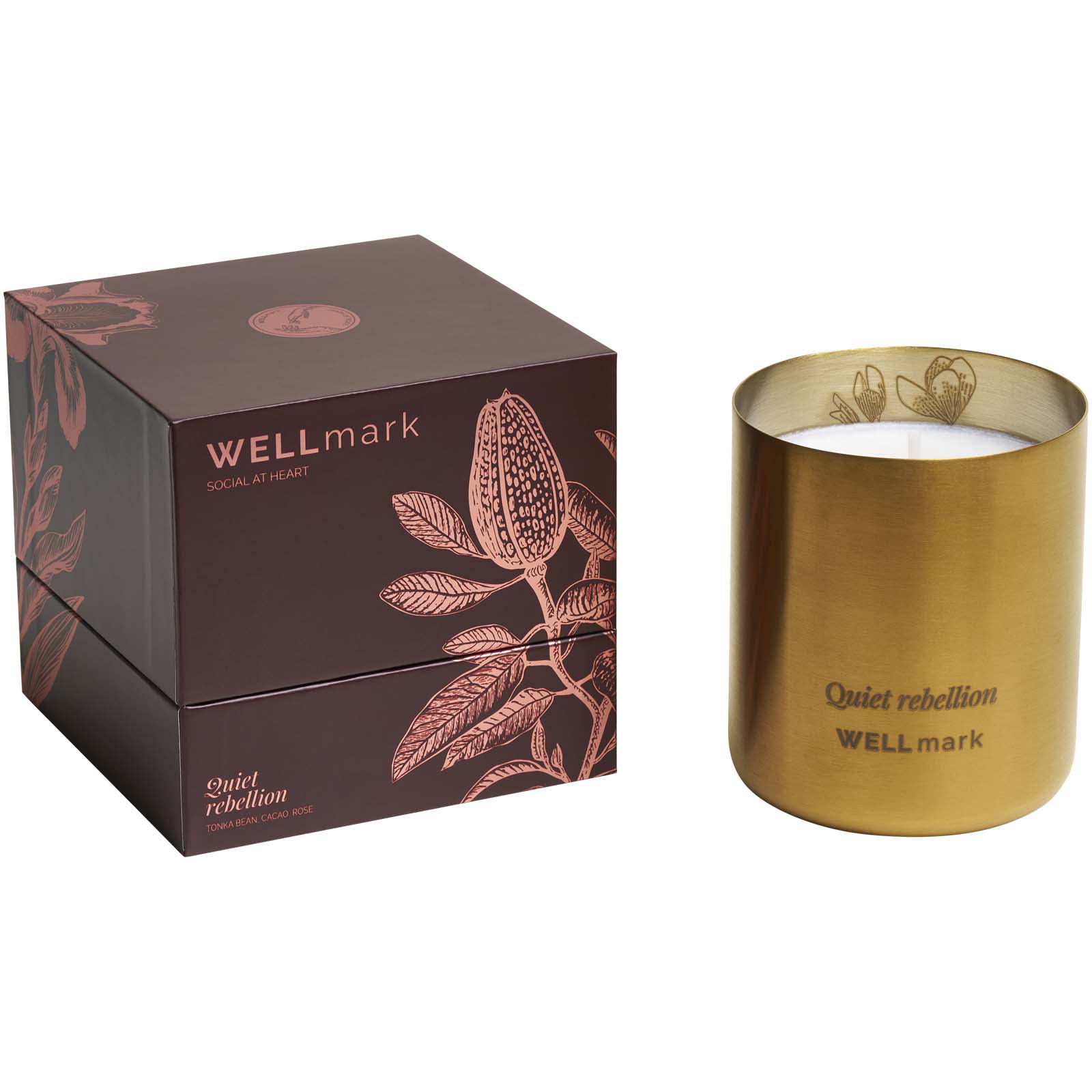Accessoires pour la maison publicitaires - Bougie parfumée Wellmark - 4