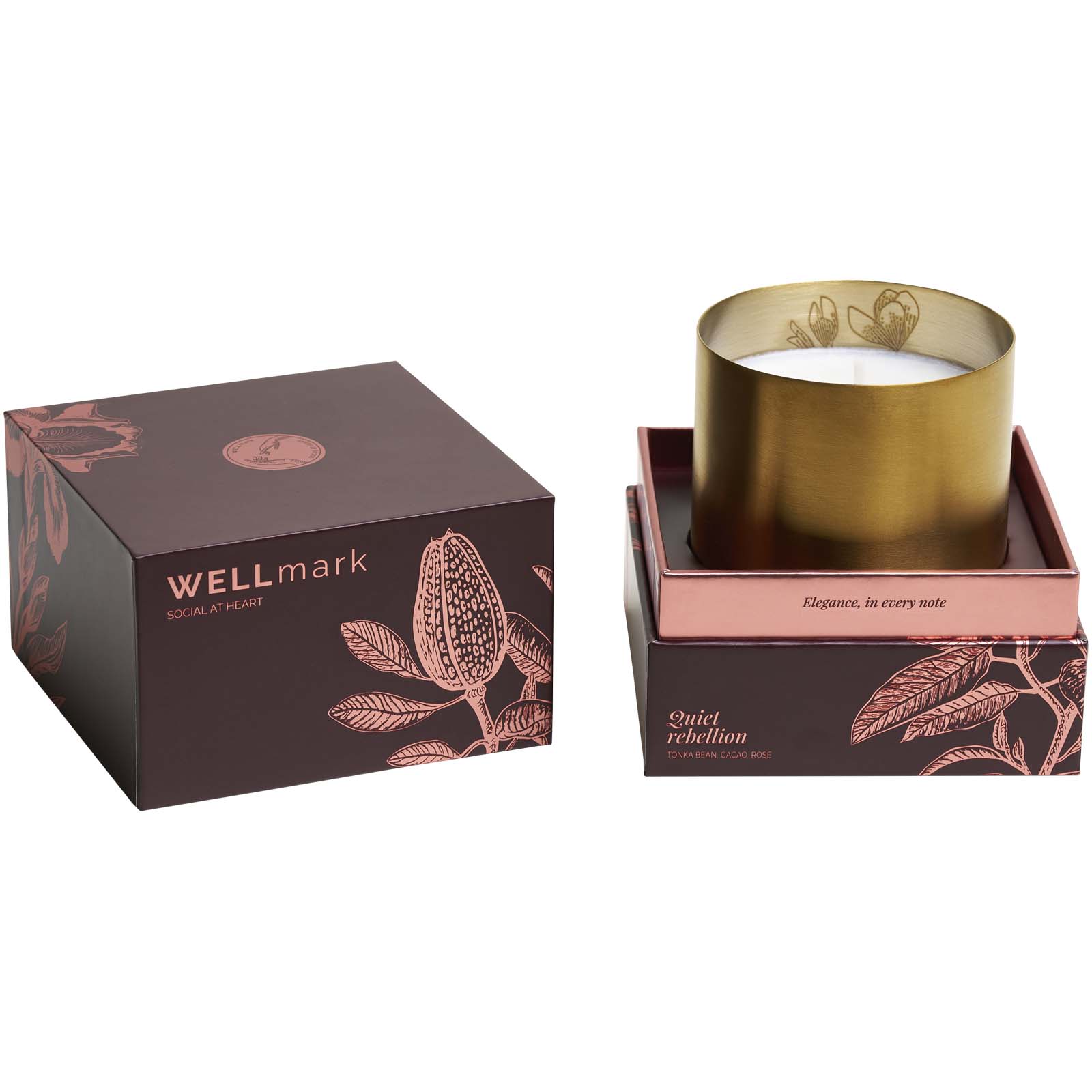 Accessoires pour la maison publicitaires - Bougie parfumée Wellmark - 5