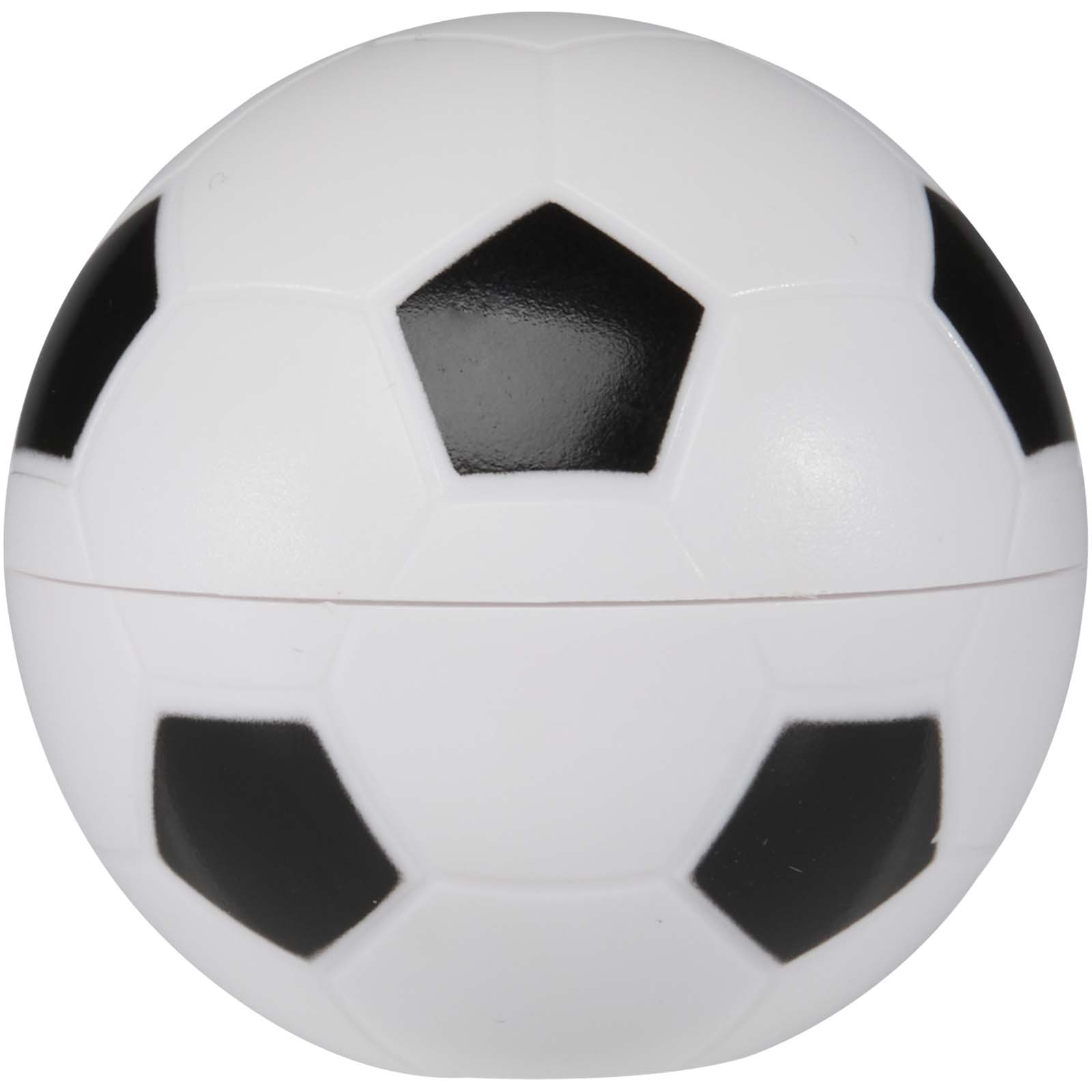 Baumes à lèvres publicitaires - Baume à lèvres vanille en forme de ballon de football Zuri avec FPS 15 - 1