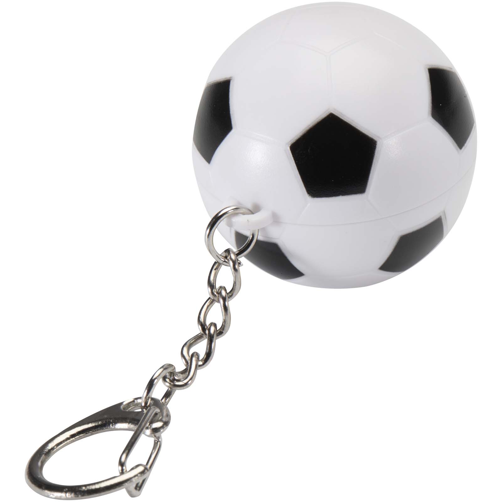 Baumes à lèvres publicitaires - Baume à lèvres vanille en forme de ballon de football Rami avec FPS 15 et porte-clés - 2