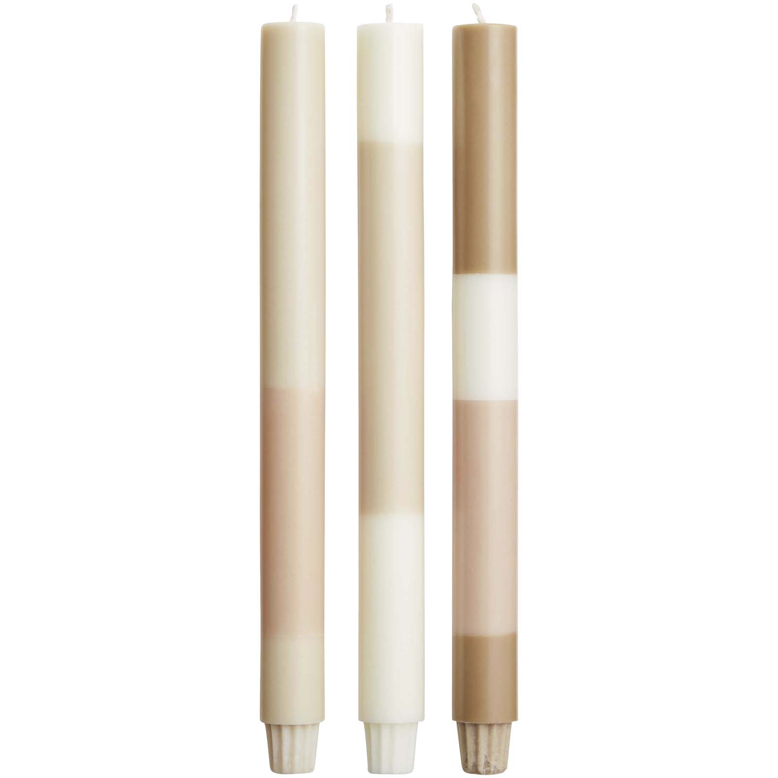 Accessoires pour la maison publicitaires - Bougies d’aspect craie Originalhome par lot de 4 - 2