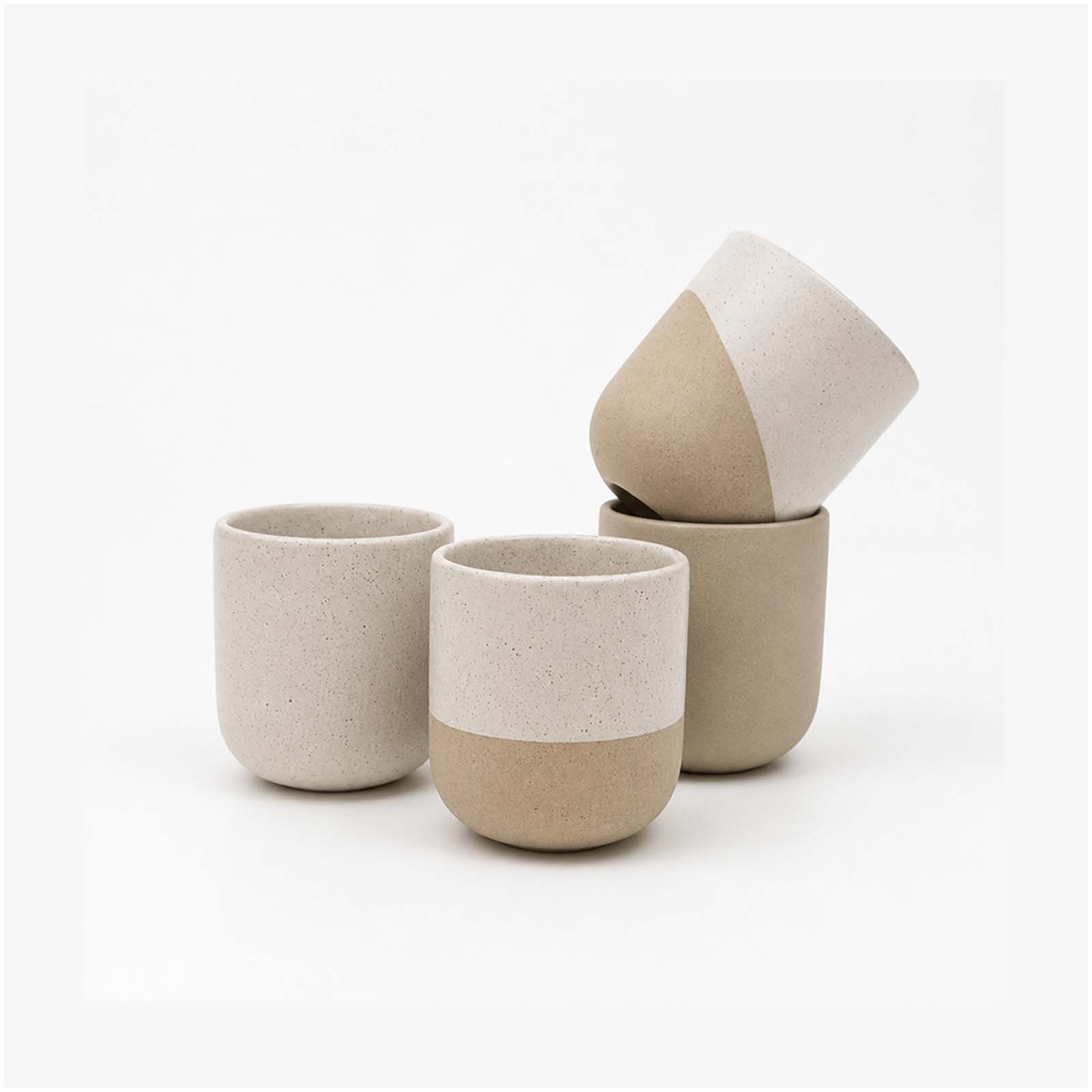 Accessoires pour la maison publicitaires - Lot de tasses à café Originalhome Reclay 150 ml - 3