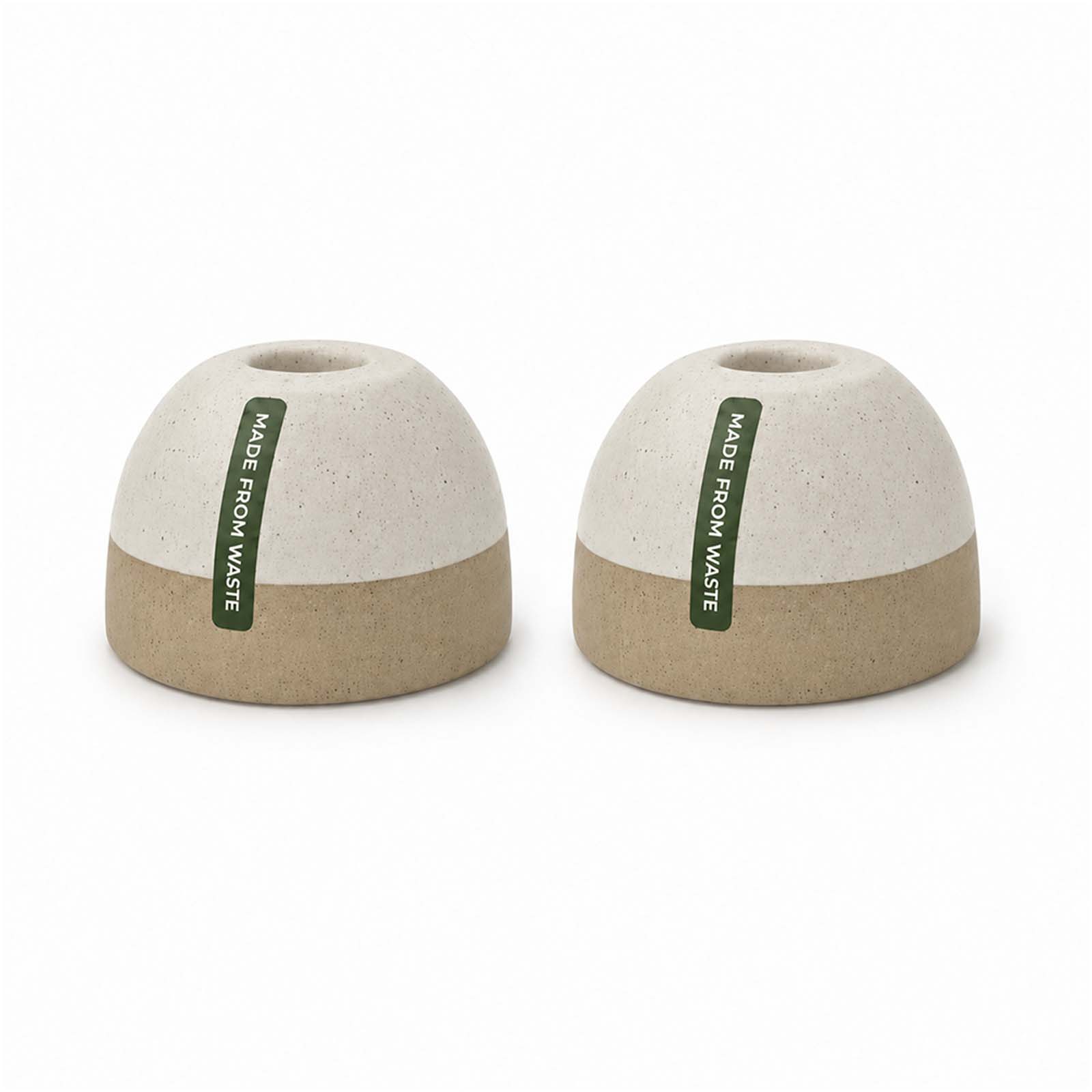 Accessoires pour la maison publicitaires - Lot de bougeoirs « ReClay » d'Originalhome - 3