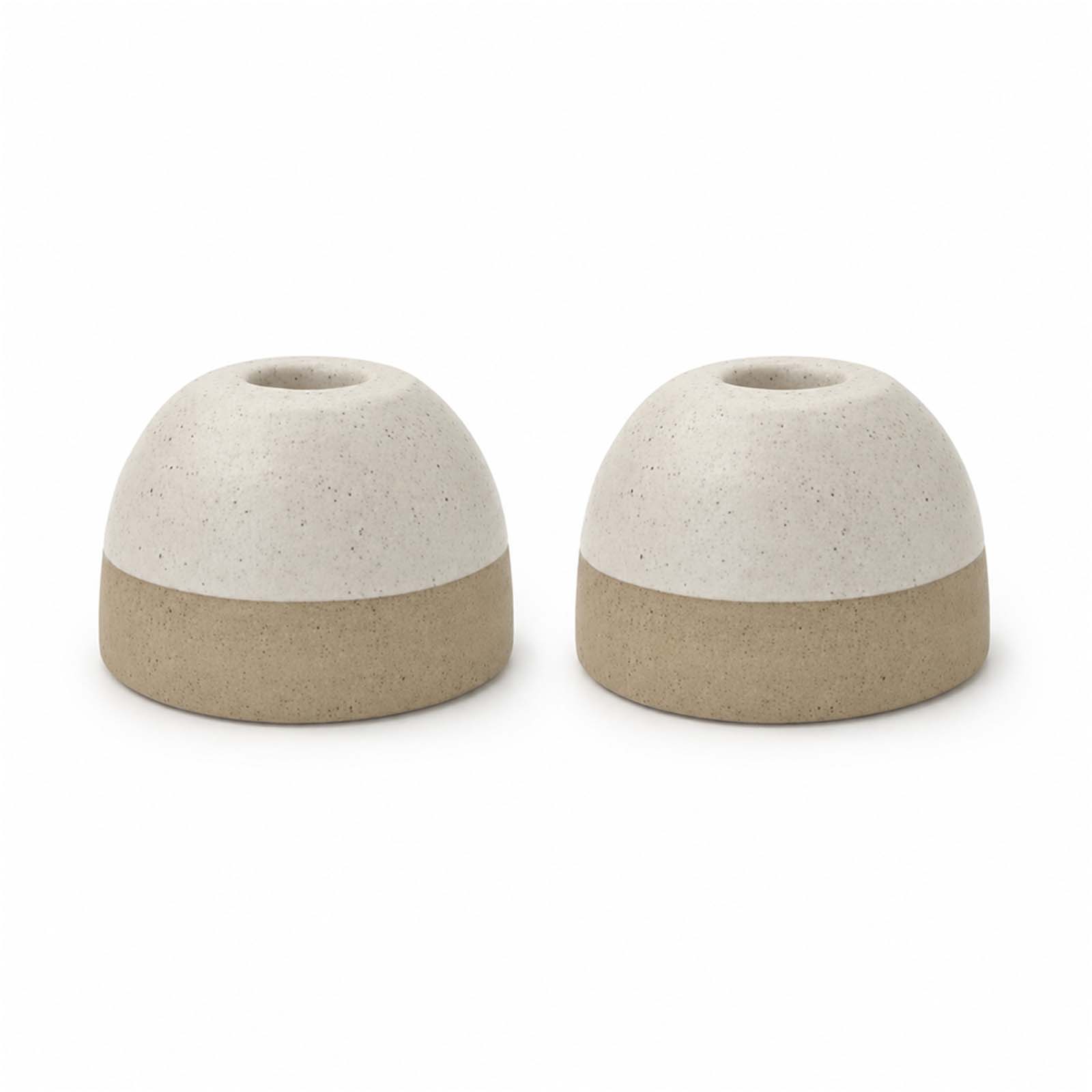 Accessoires pour la maison publicitaires - Lot de bougeoirs « ReClay » d'Originalhome - 2
