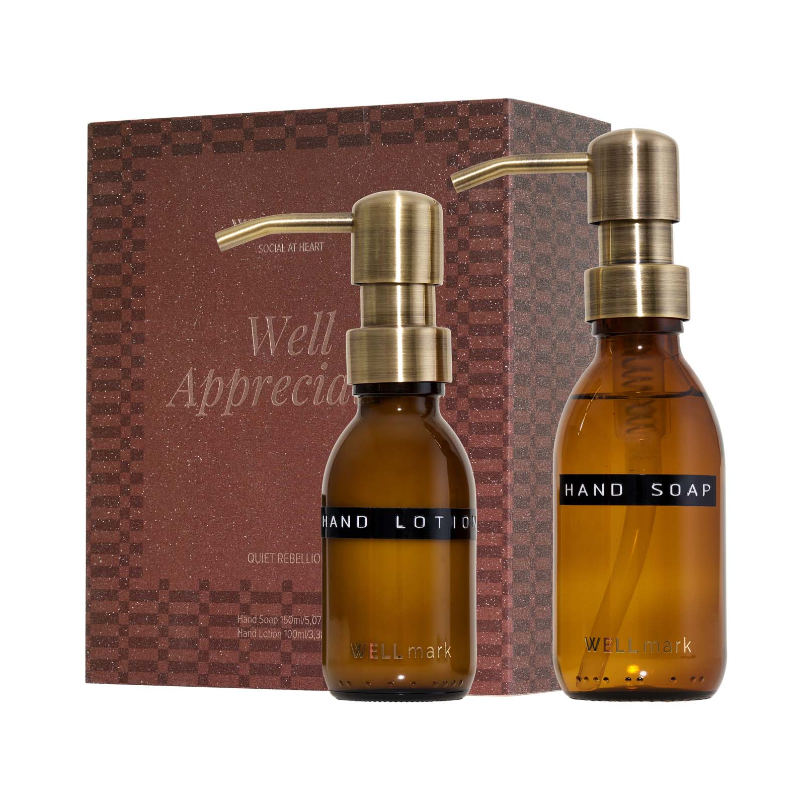 Hygiène personnelle publicitaires - Coffret cadeau de soins pour les mains Quiet Rebellion de Wellmark