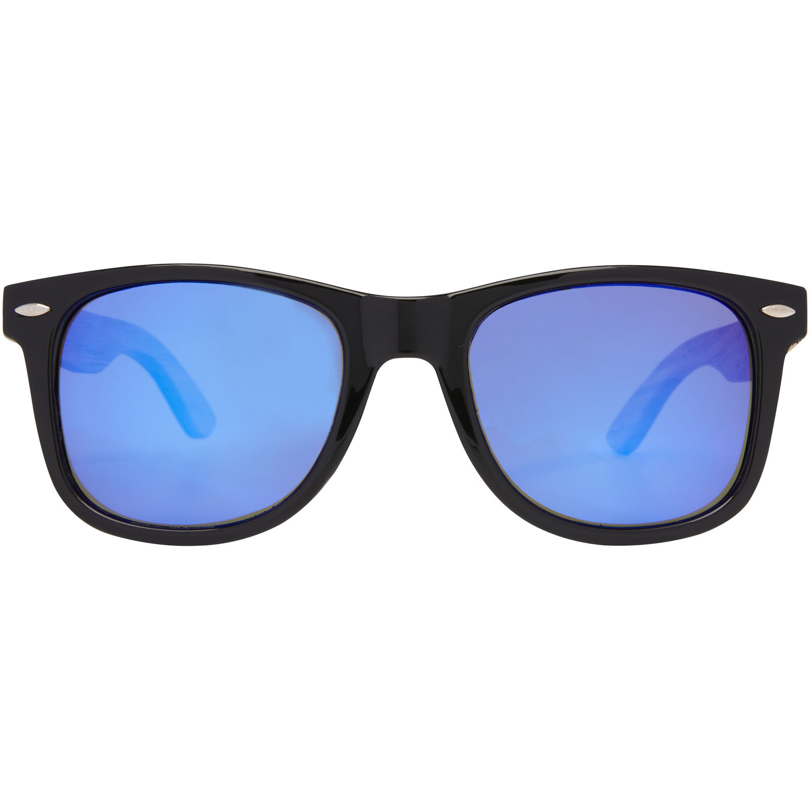 Advertising Sunglasses - Hiru rPET/wood mirrored polarized sunglasses in gift box - 2