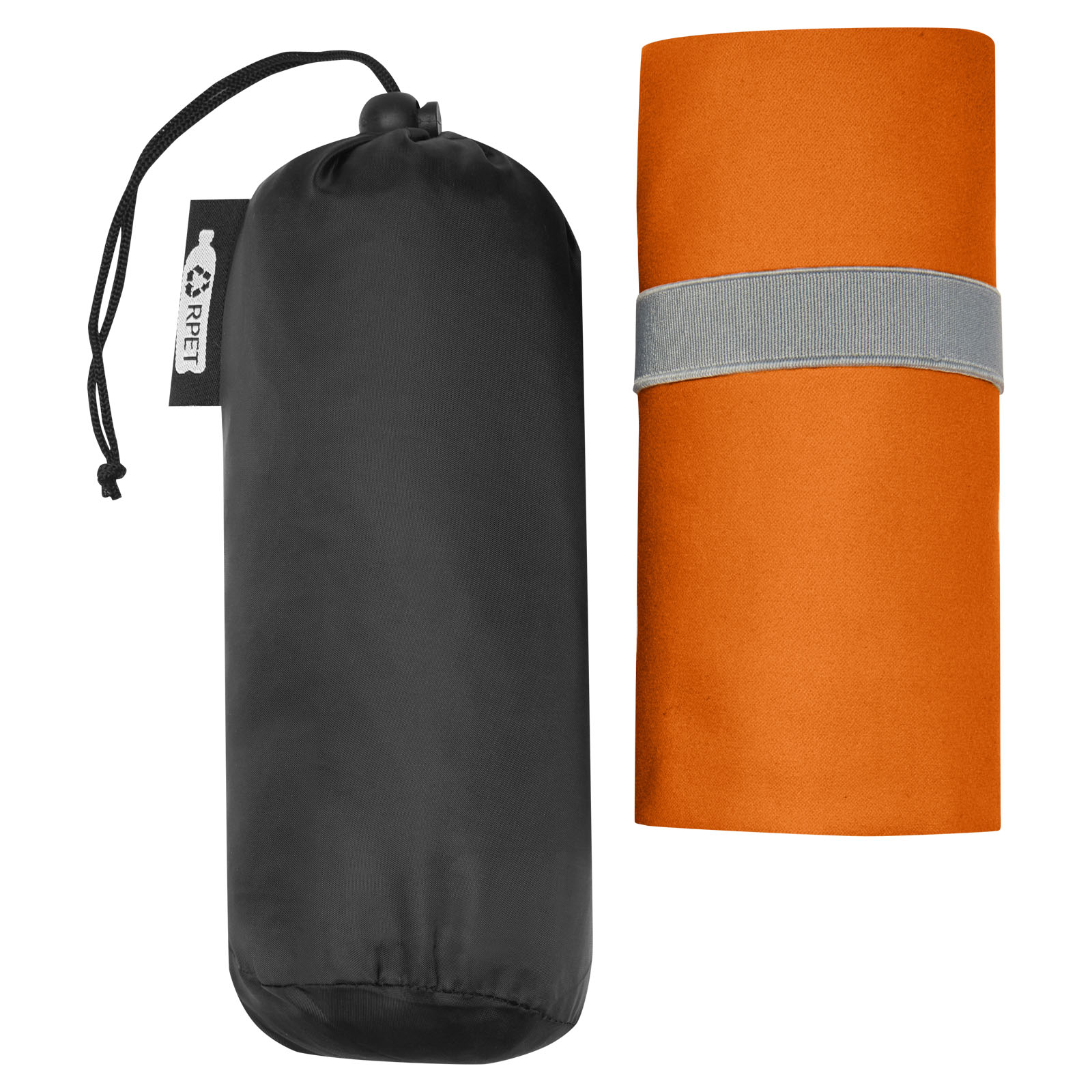 Articles de fitness et de sport publicitaires - Serviette Pieter ultra-légère à séchage rapide fabriquée en PET recyclé 130 x 80 cm - 4