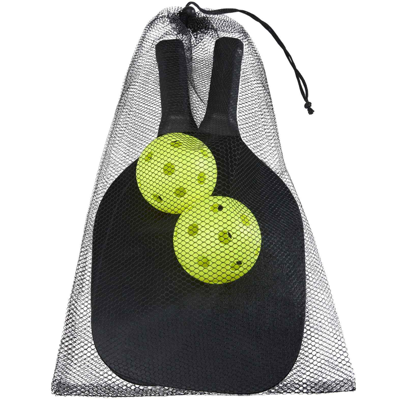 Advertising Outdoor Games - Enrique paddle set in mesh pouch - 1