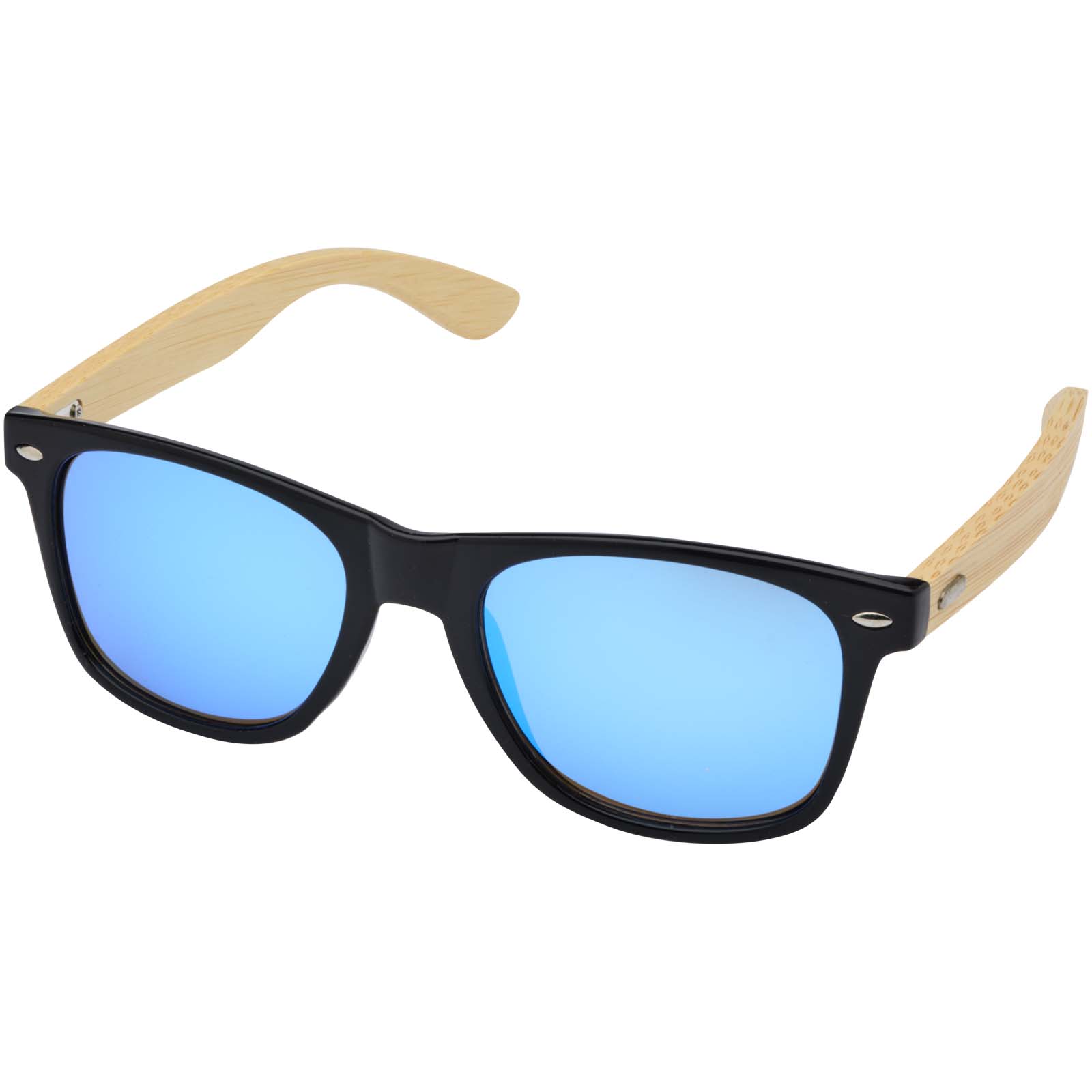 Lunettes de soleil publicitaires - Lunettes de soleil Hue avec branches en bambou