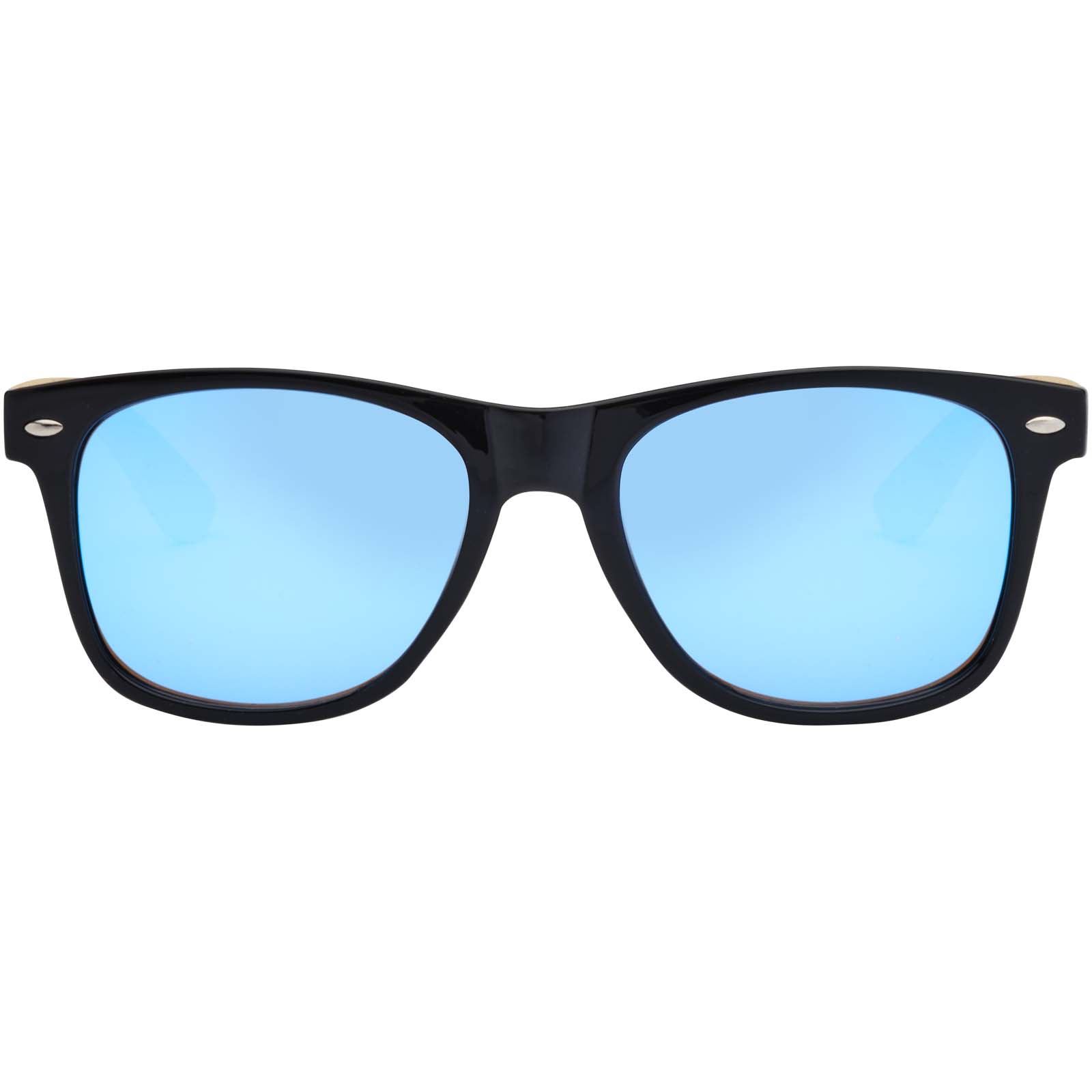 Lunettes de soleil publicitaires - Lunettes de soleil Hue avec branches en bambou - 1