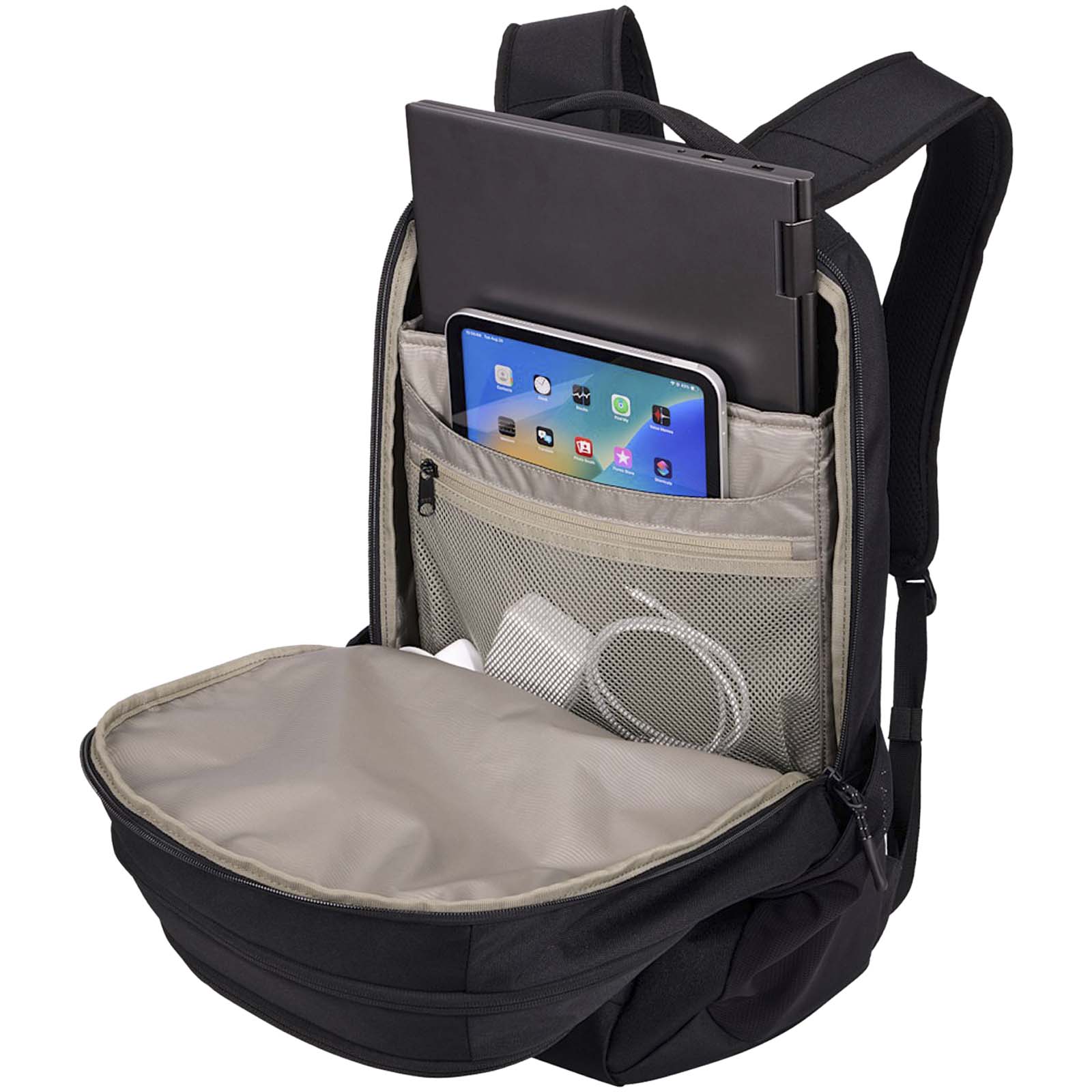 Sac à dos pour ordinateur publicitaires - Sac à dos Thule Lumion 16 pouces pour ordinateur portable, en matériaux recyclés, 28 L - 4