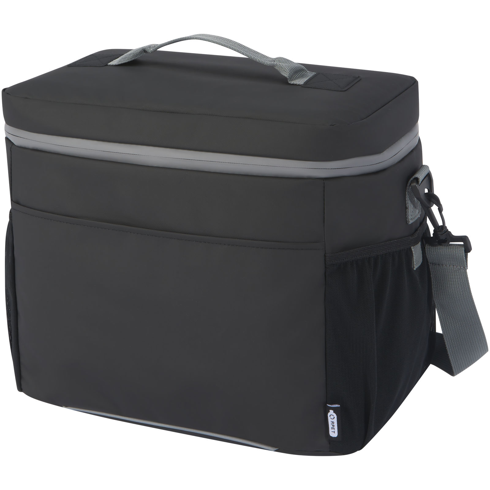 Cooler bags - Aqua 20-can GRS recycled water resistant cooler bag 22L
