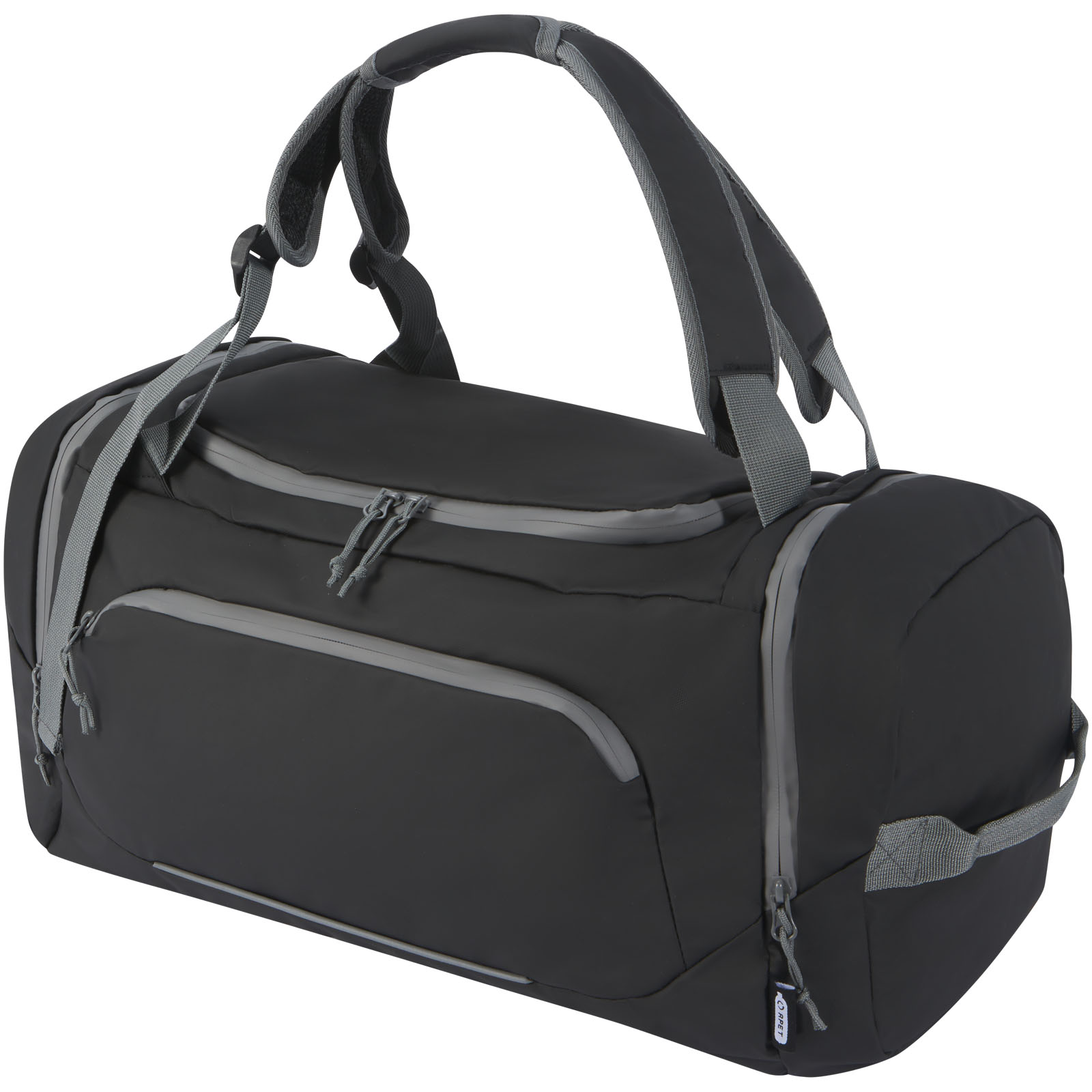 Travel bags - Aqua GRS recycled water resistant duffel backpack 35L