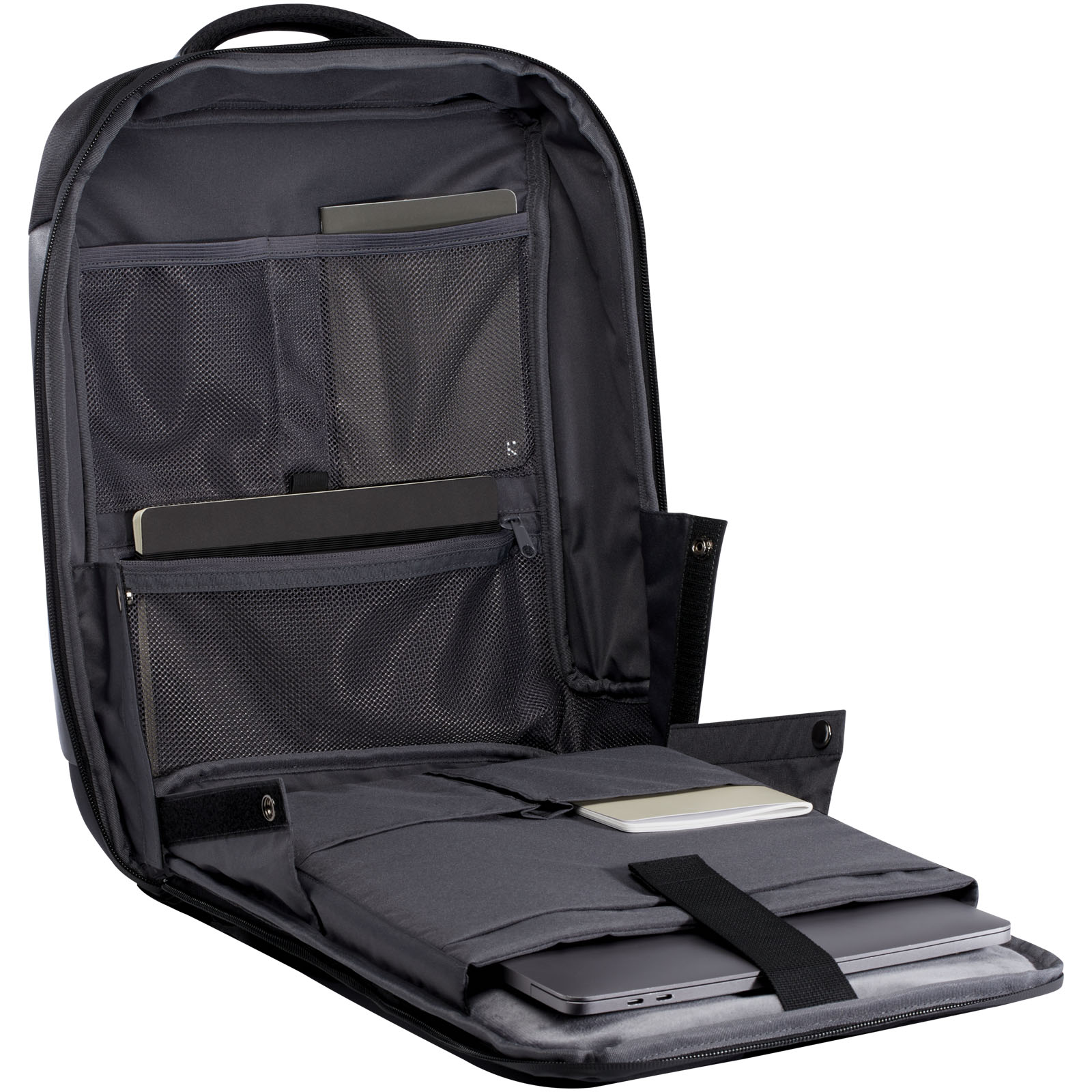 Sac à dos pour ordinateur publicitaires - Sac à dos compact pour ordinateur portable Expedition Pro de 12 L recyclé certifié GRS de 15,6