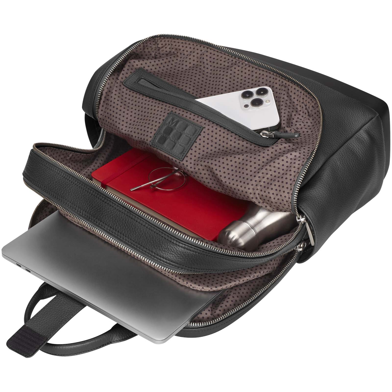 Sacs à dos publicitaires - Sac à dos Moleskine Classic Pro en cuir - 3