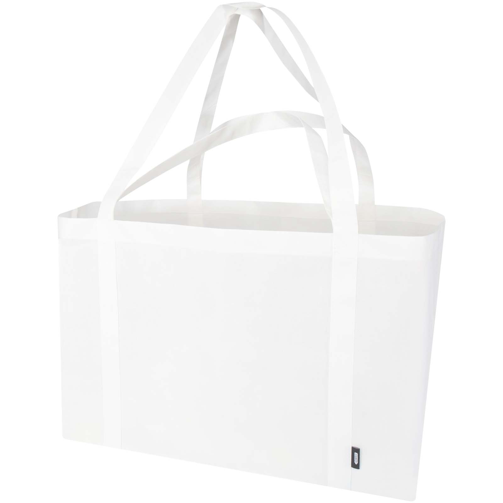 Sacs de shopping publicitaires - Sac shopping Jumbo extra-large non tissé recyclé GRS de 65L