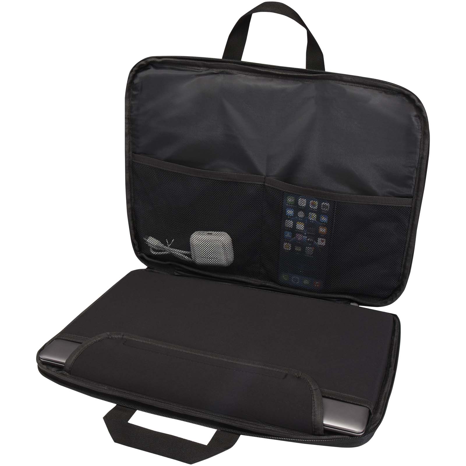 Sacs pour tablette et ordinateur portable publicitaires - Sacoche 2-en-1 Libra pour ordinateur portable 14
