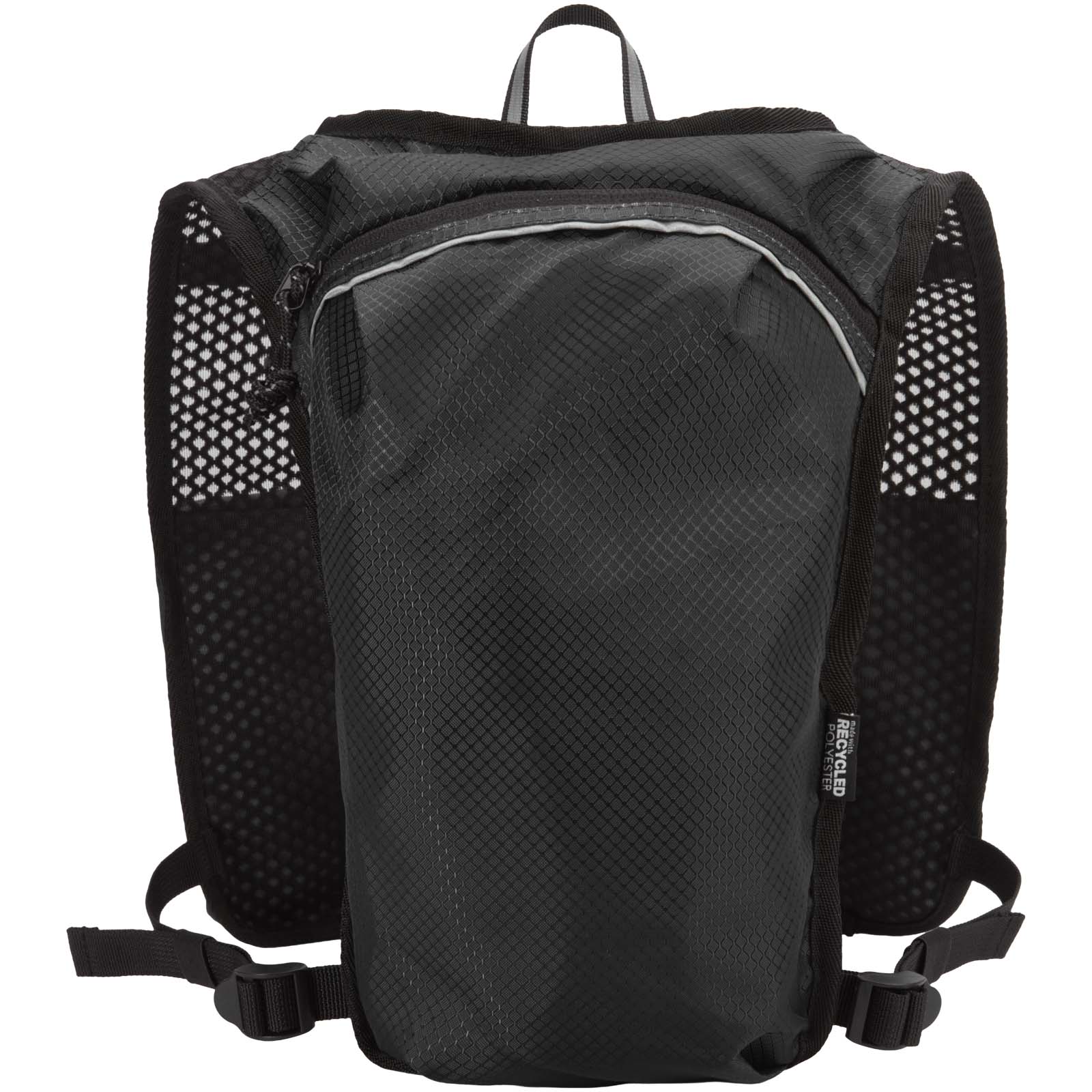 Articles de fitness et de sport publicitaires - Gilet de course Nomad de 5 L en matériaux recyclés certifiés GRS avec système d’hydratation - 2