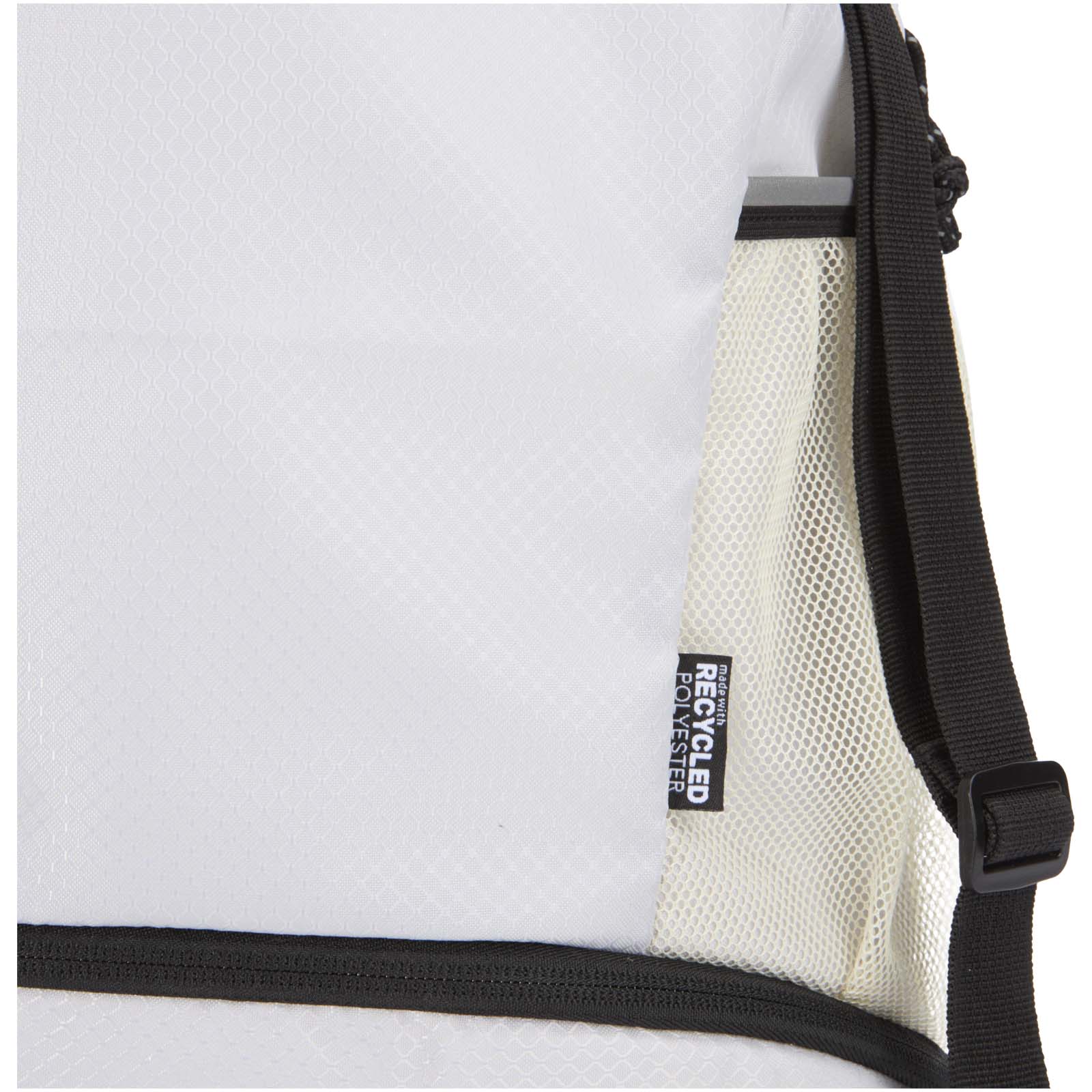 Advertising Drawstring Bags - Nomad GRS recycled sports drawstring bag with bottom compartment 18L - 4