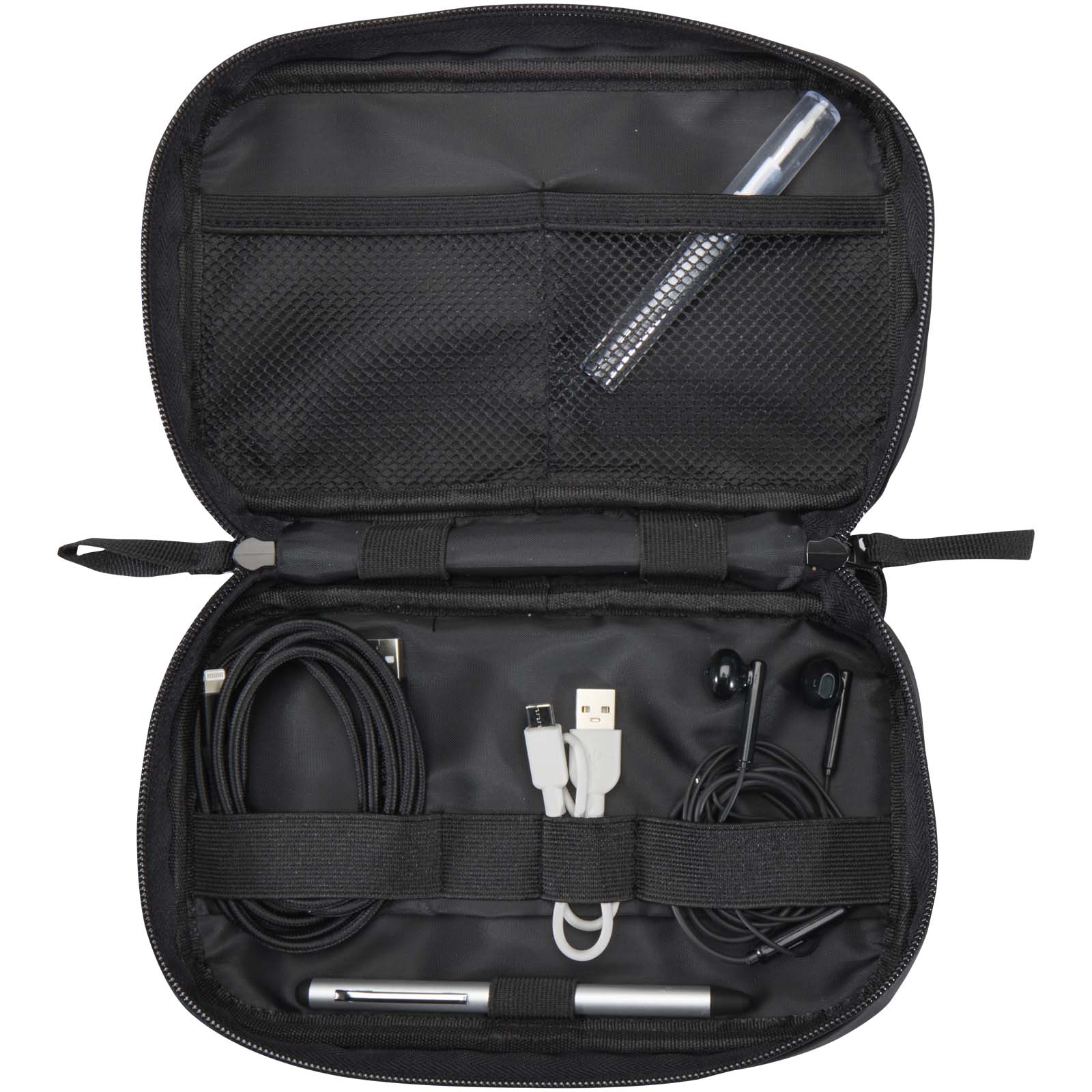 Accessoires de voyage publicitaires - Pochette technique Resi Plus recyclée certifiée GRS de 1 L - 3