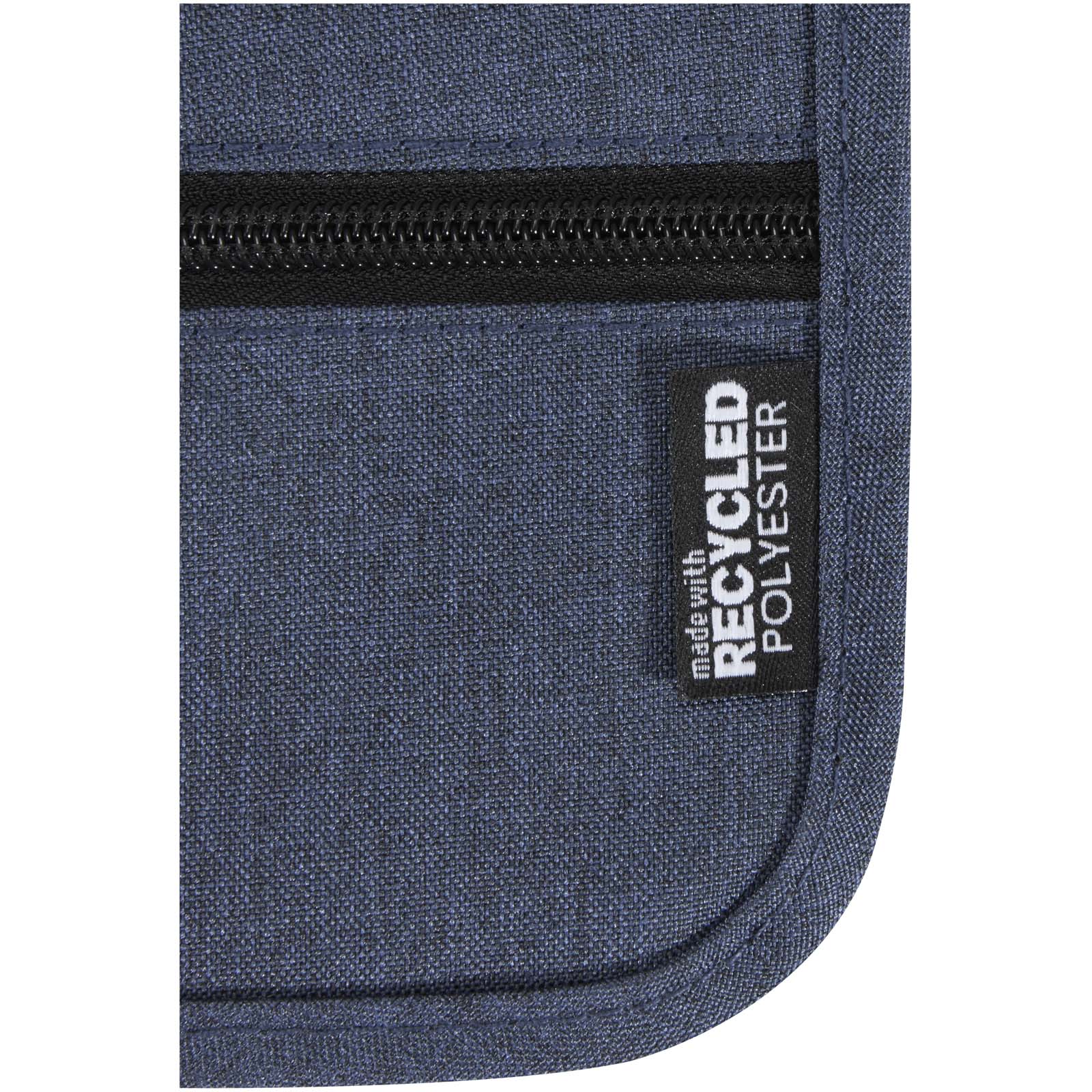 Accessoires de voyage publicitaires - Pochette de voyage intelligente Ross recyclée et certifiée GRS - 4
