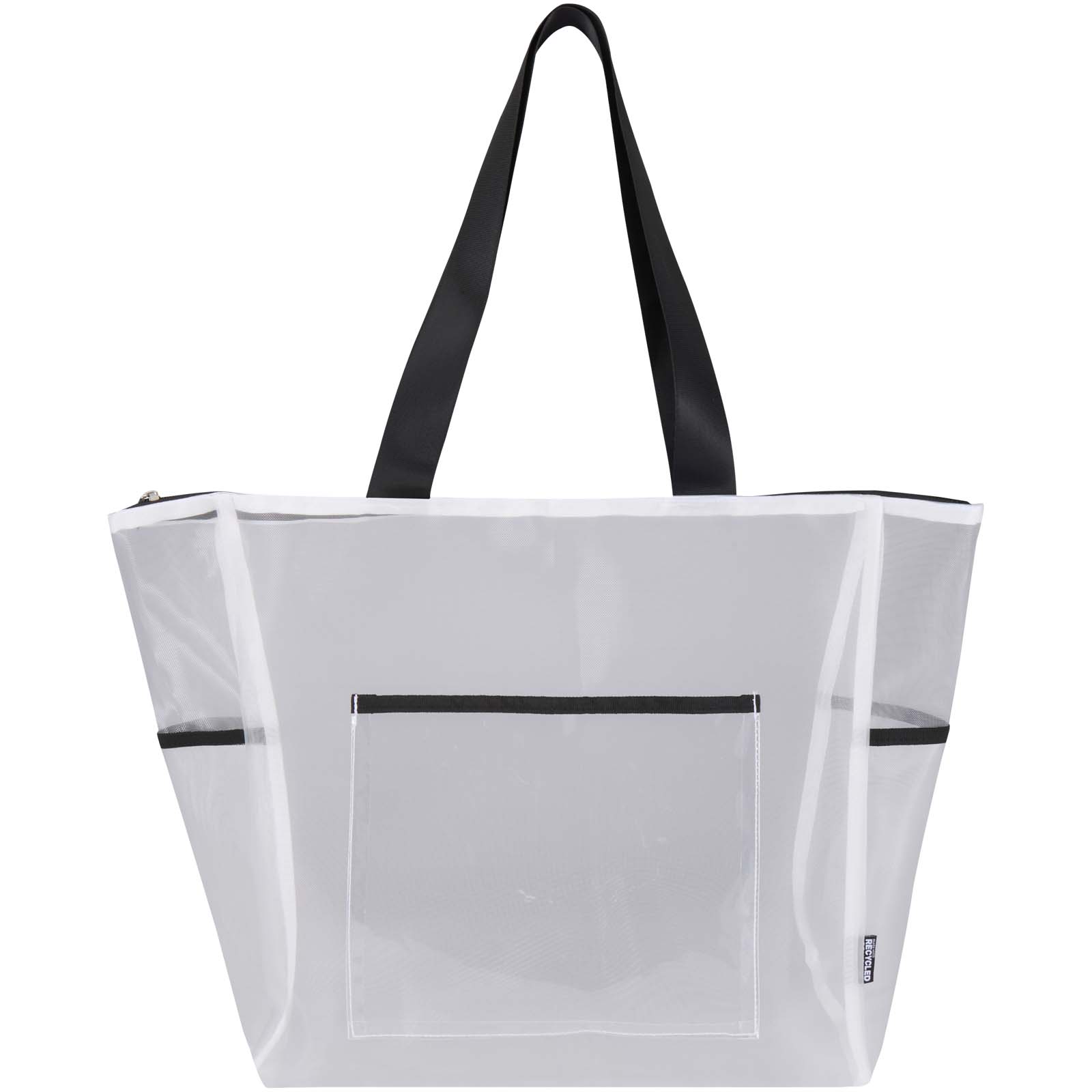 Sacs de shopping publicitaires - Sac shopping en matériaux recyclés certifiés GRS Mesh de 23 L - 1