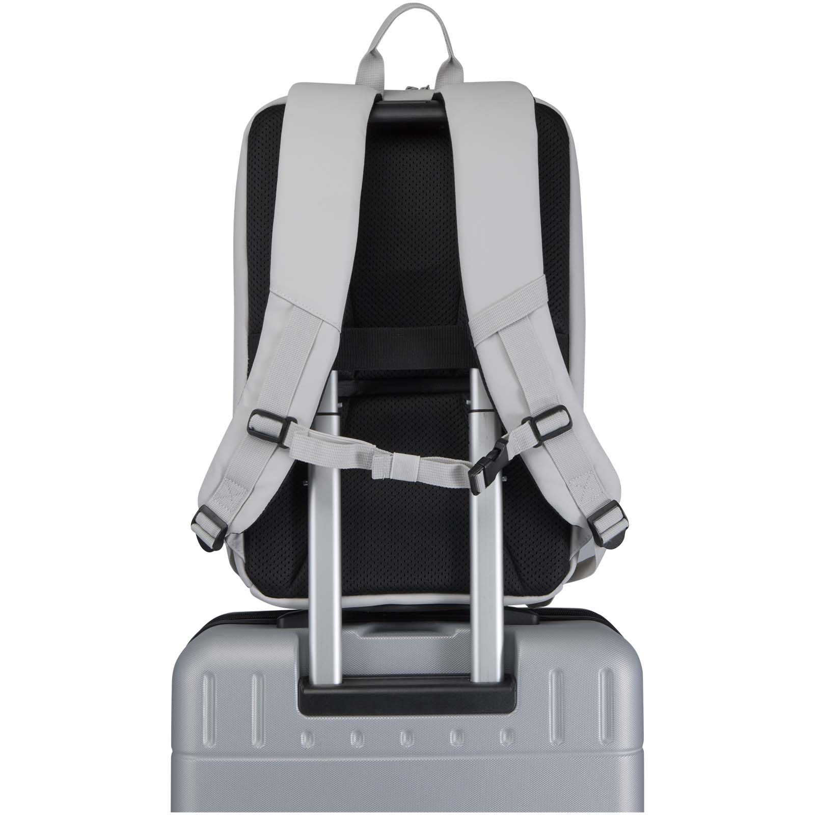 Sac à dos pour ordinateur publicitaires - Sac à dos pour ordinateur portable SMART 15 pouces en GRS recyclé, 18 L - 3