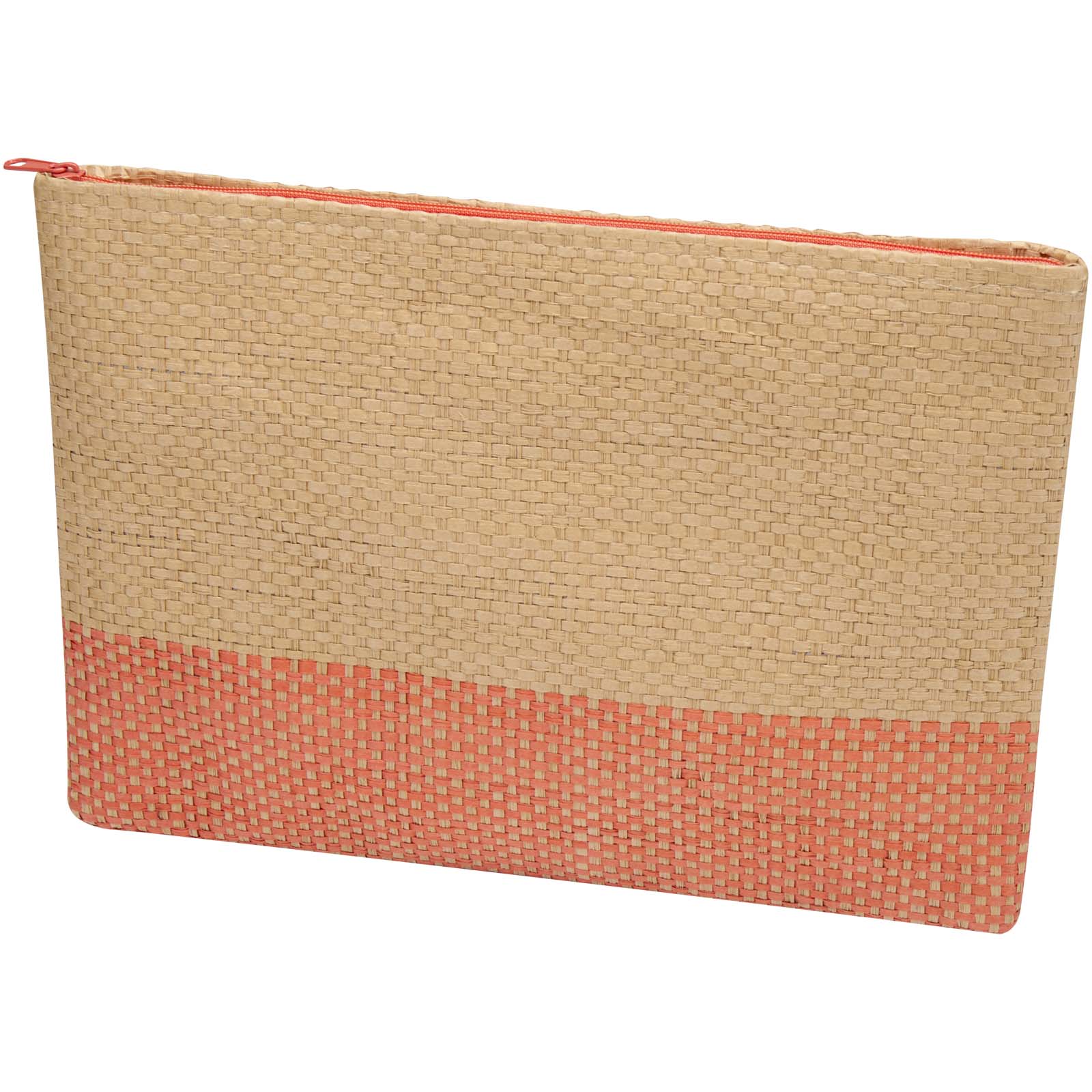 Accessoires de voyage - Pochette en papier paille Rhythm avec fermeture à glissière, 3 L