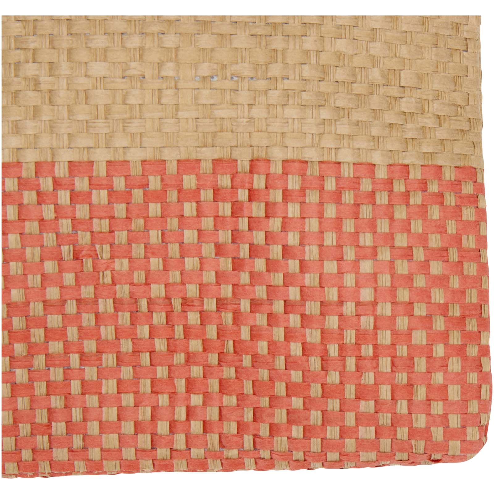 Accessoires de voyage publicitaires - Pochette en papier paille Rhythm avec fermeture à glissière, 3 L - 3
