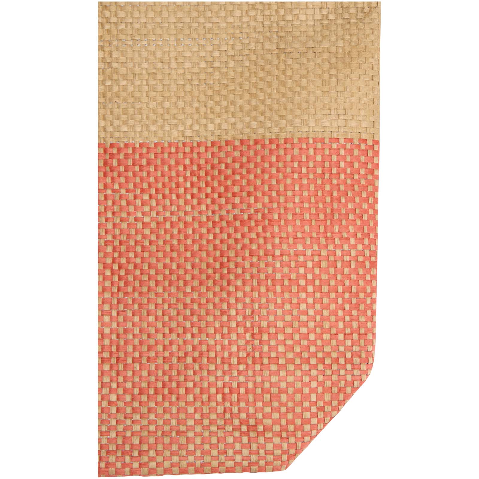 Sacs de shopping publicitaires - Sac fourre-tout en papier paille Rhythm, 10 L - 3